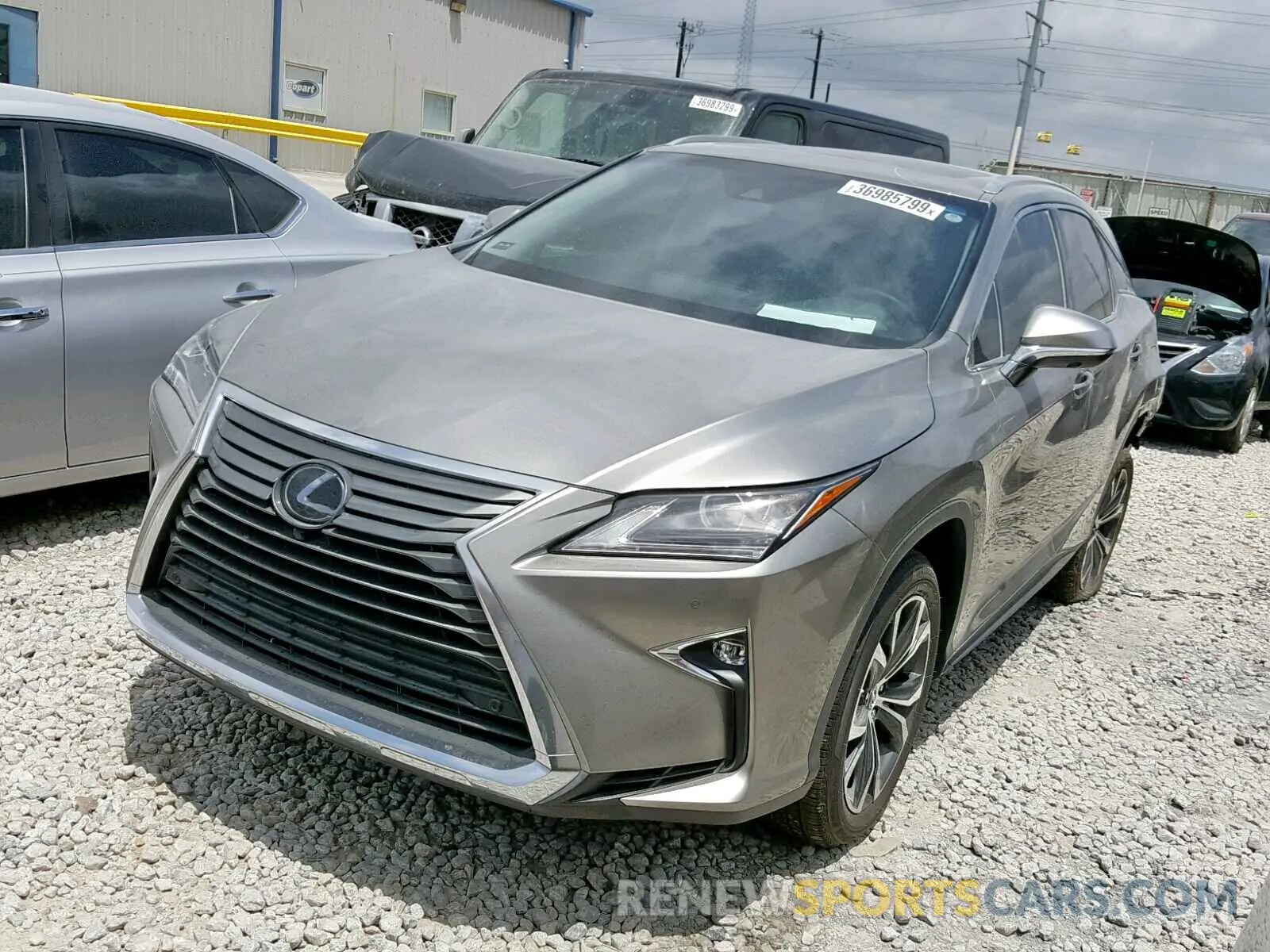 2 fotografías del automóvil dañado 2T2ZZMCA5KC136279 LEXUS RX 350 2019