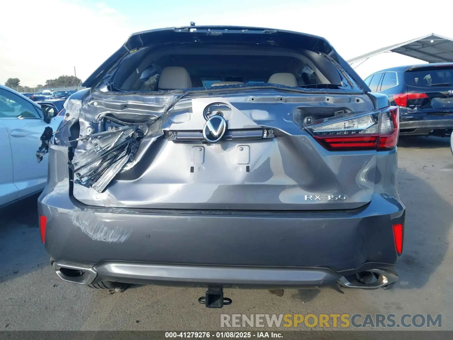 16 fotografías del automóvil dañado 2T2ZZMCA5KC144818 LEXUS RX 350 2019