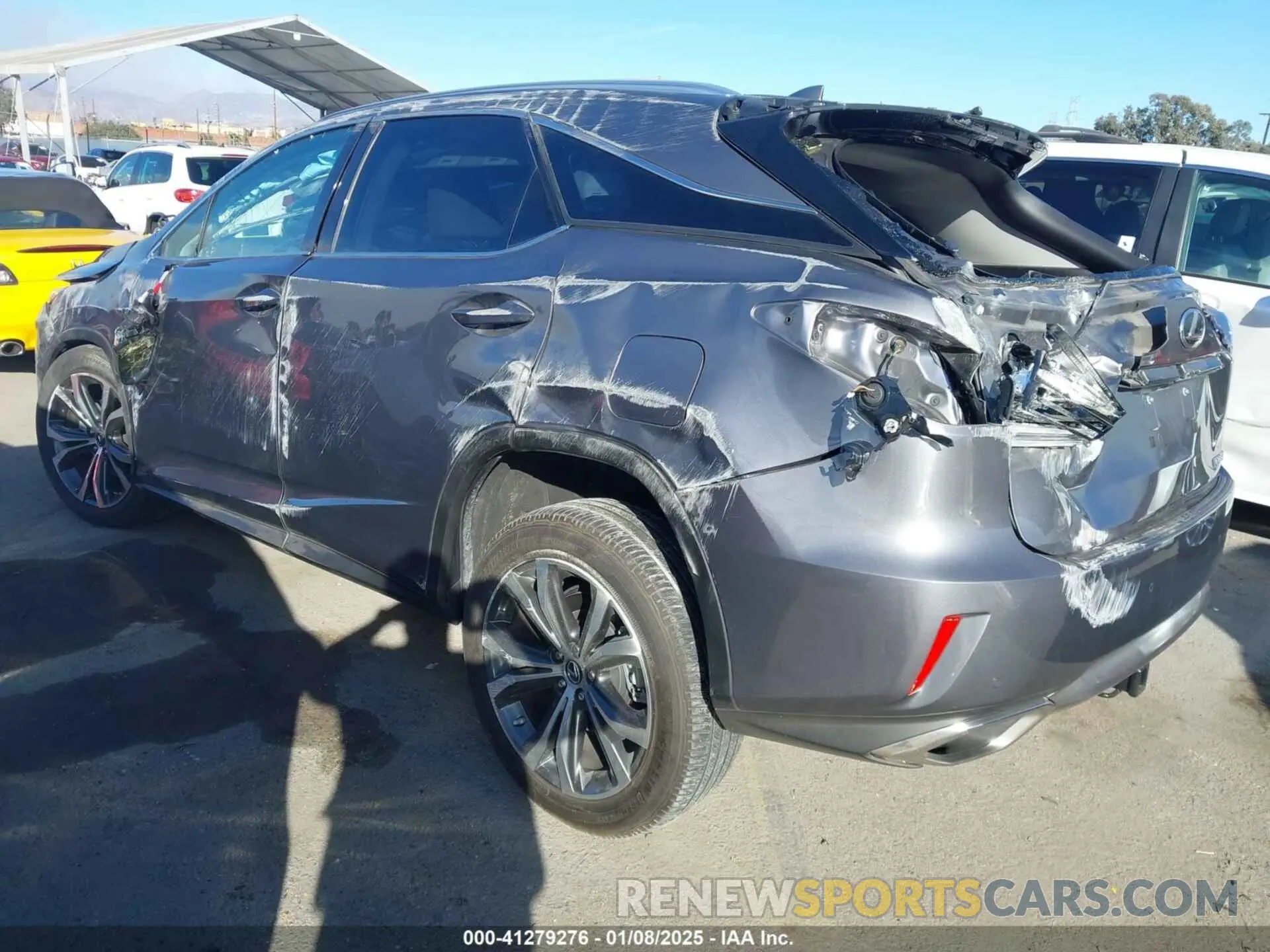 3 fotografías del automóvil dañado 2T2ZZMCA5KC144818 LEXUS RX 350 2019