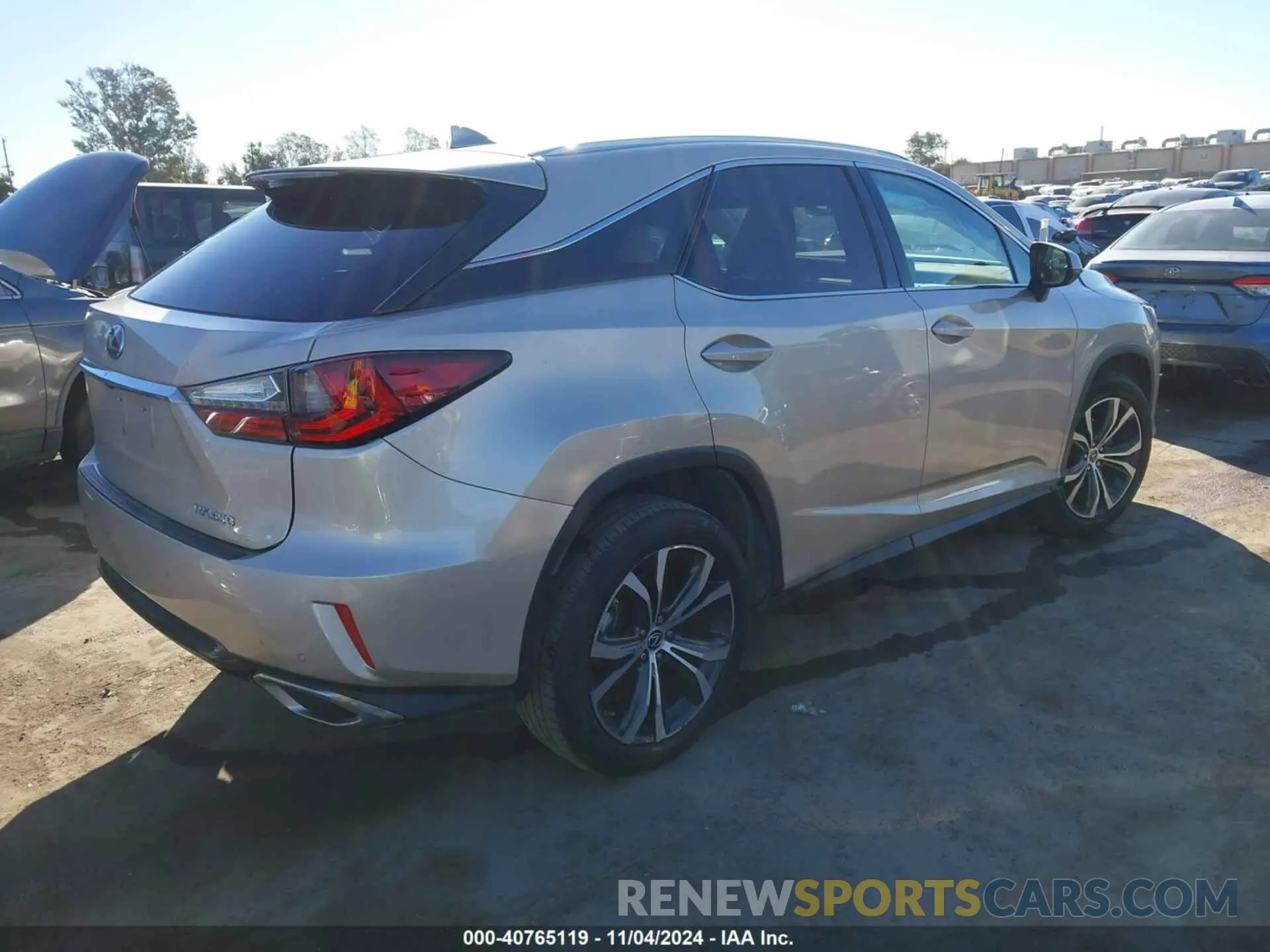 4 fotografías del automóvil dañado 2T2ZZMCA6KC117921 LEXUS RX 350 2019