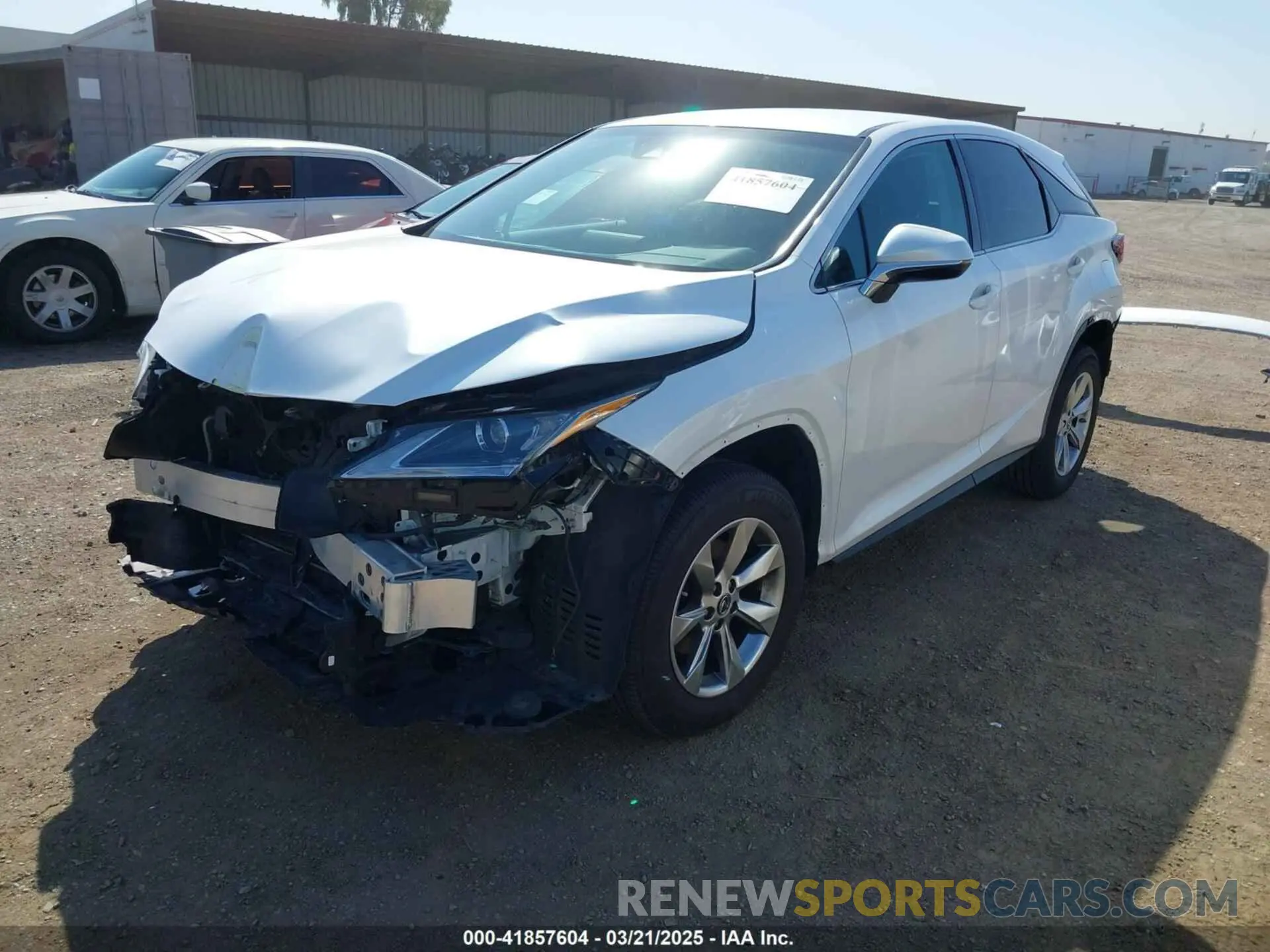 2 fotografías del automóvil dañado 2T2ZZMCA6KC133598 LEXUS RX 350 2019