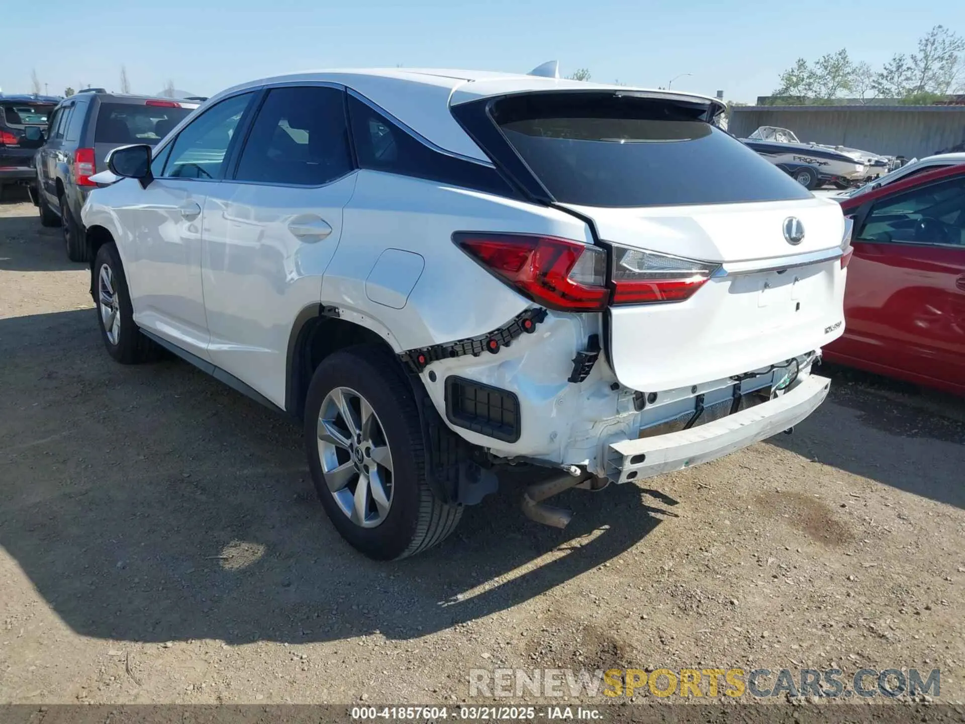 3 fotografías del automóvil dañado 2T2ZZMCA6KC133598 LEXUS RX 350 2019