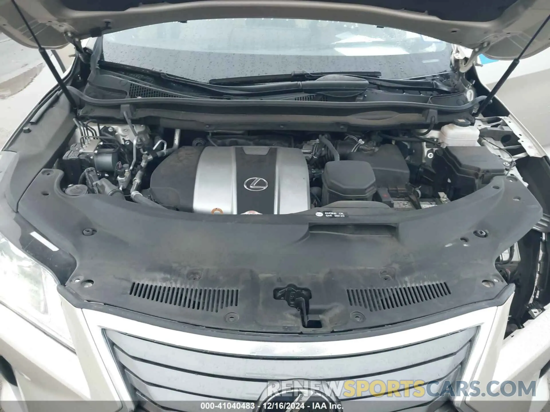 10 fotografías del automóvil dañado 2T2ZZMCA6KC137974 LEXUS RX 350 2019
