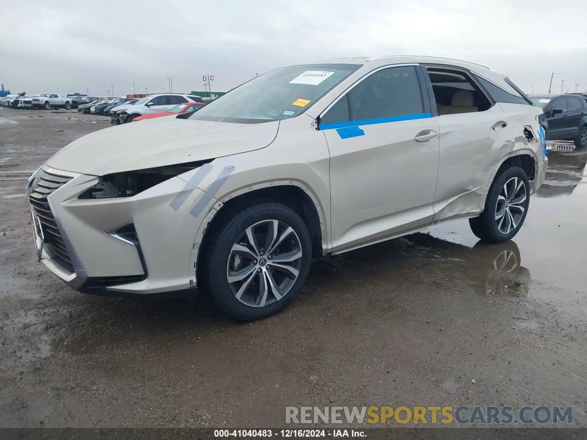 2 fotografías del automóvil dañado 2T2ZZMCA6KC137974 LEXUS RX 350 2019