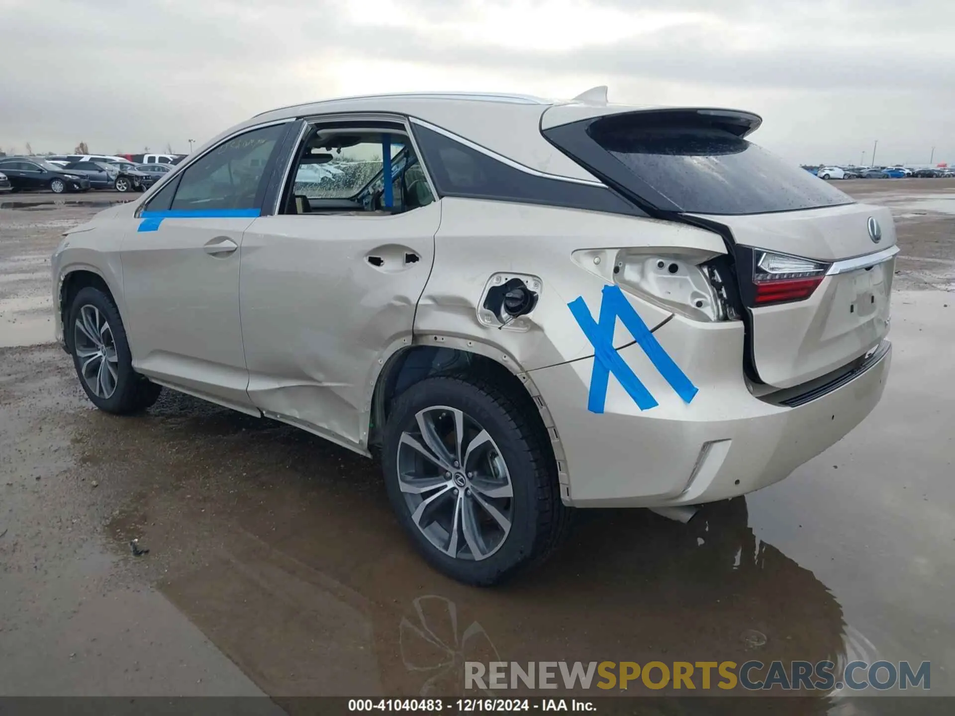 3 fotografías del automóvil dañado 2T2ZZMCA6KC137974 LEXUS RX 350 2019