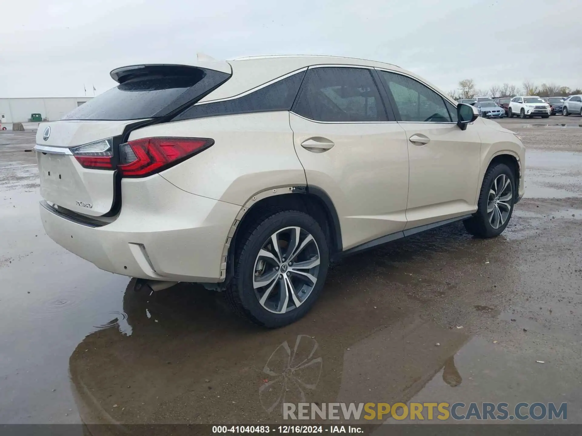 4 fotografías del automóvil dañado 2T2ZZMCA6KC137974 LEXUS RX 350 2019