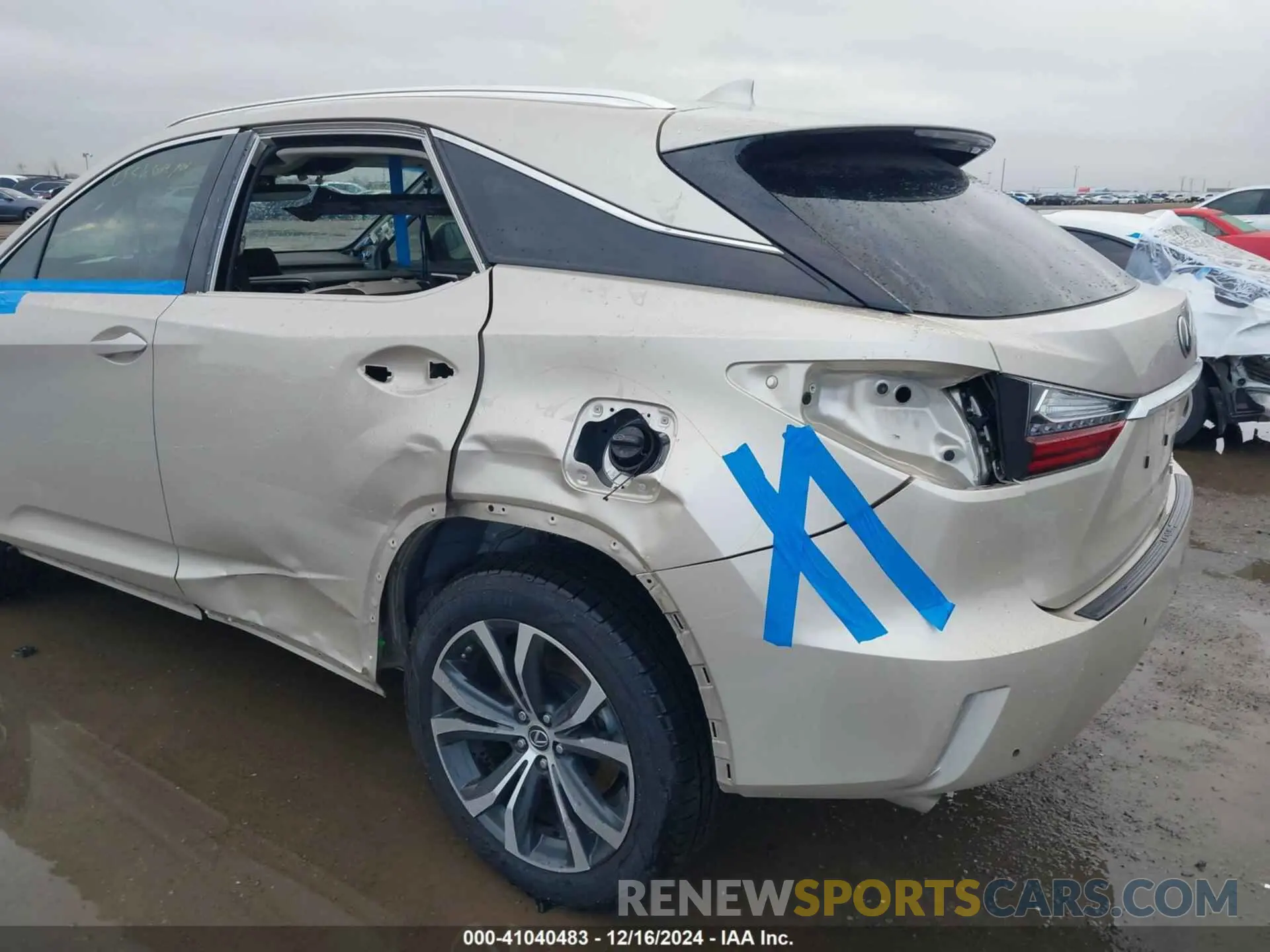 6 fotografías del automóvil dañado 2T2ZZMCA6KC137974 LEXUS RX 350 2019