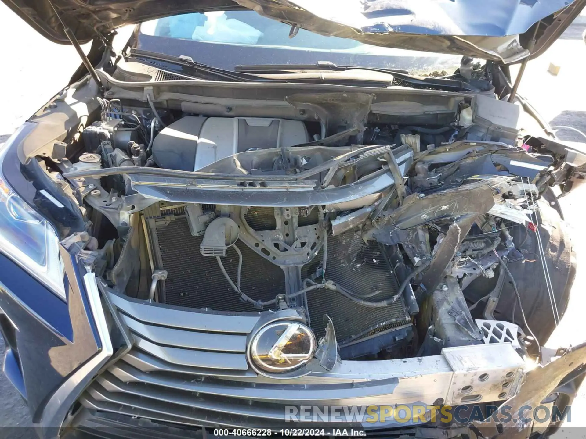 10 fotografías del automóvil dañado 2T2ZZMCA6KC143791 LEXUS RX 350 2019