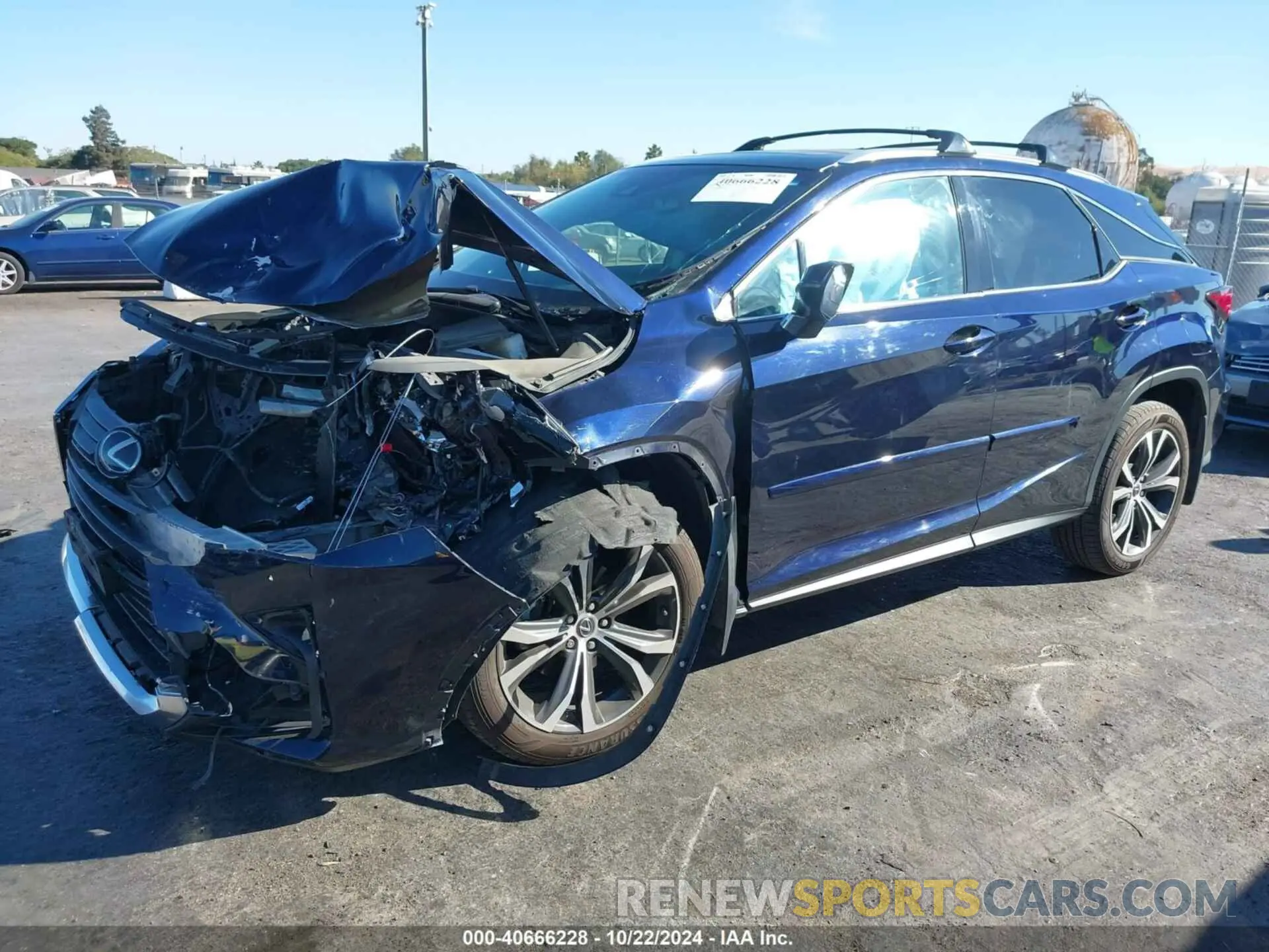 2 fotografías del automóvil dañado 2T2ZZMCA6KC143791 LEXUS RX 350 2019