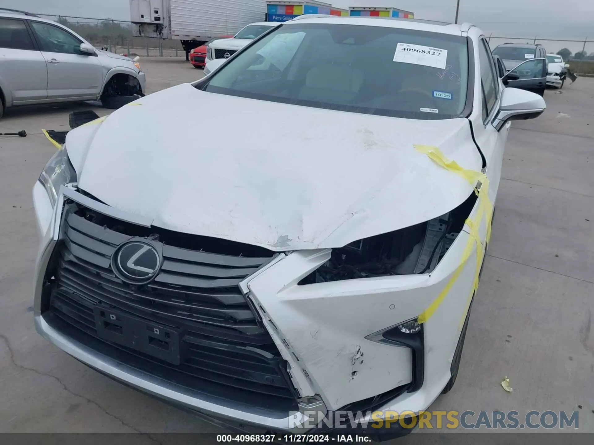 6 fotografías del automóvil dañado 2T2ZZMCA7KC125901 LEXUS RX 350 2019