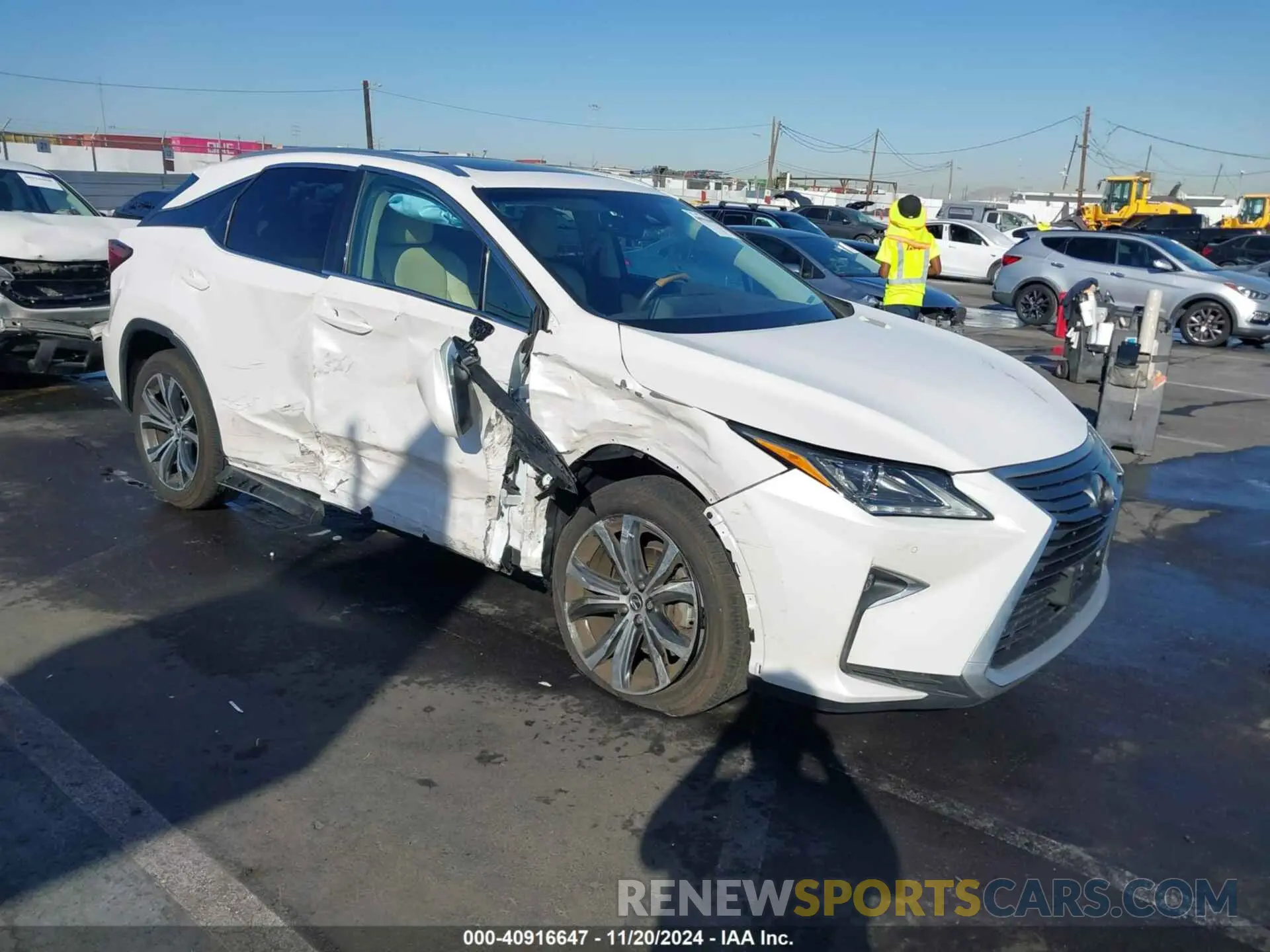 1 fotografías del automóvil dañado 2T2ZZMCA8KC133294 LEXUS RX 350 2019