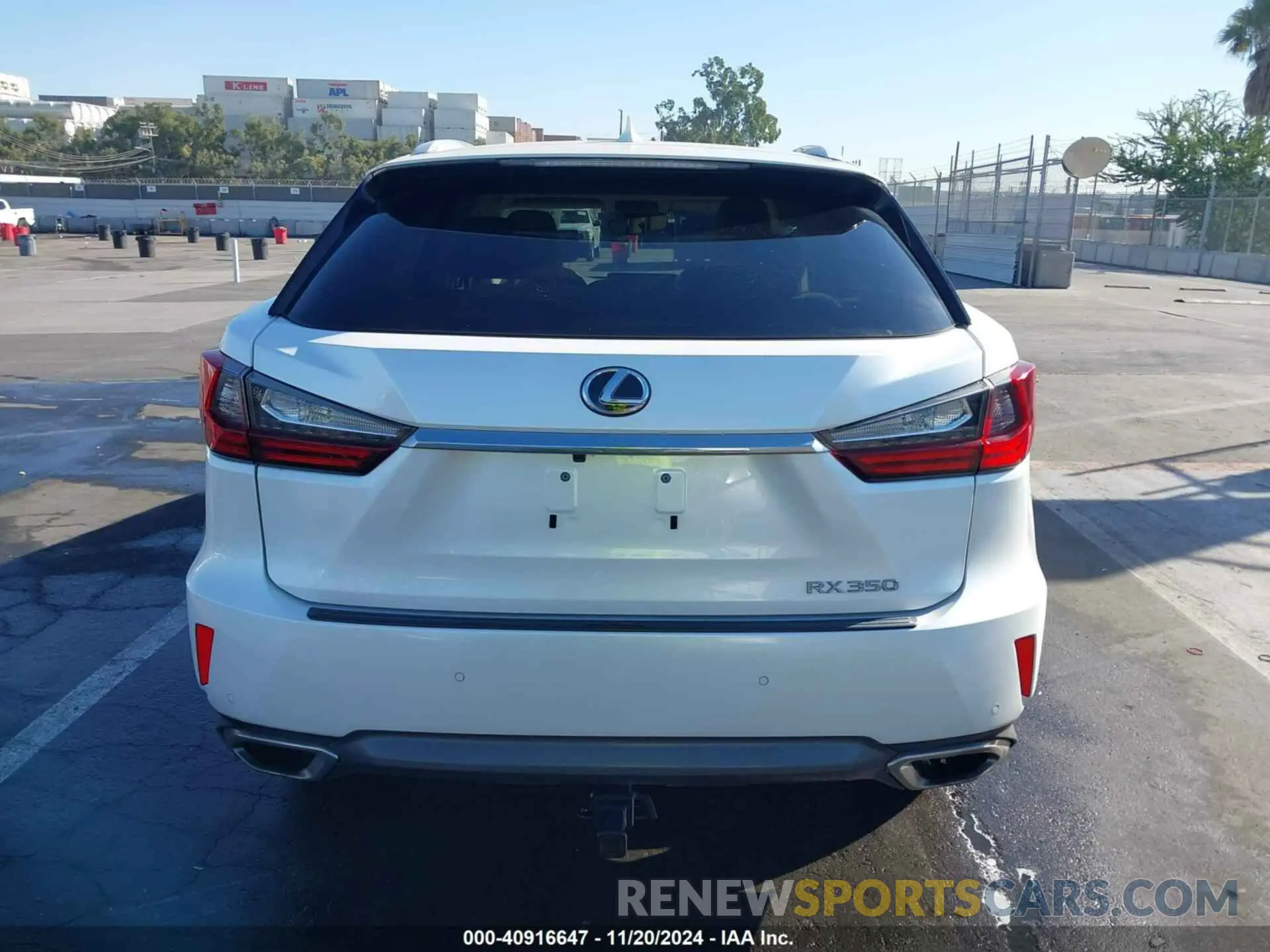 15 fotografías del automóvil dañado 2T2ZZMCA8KC133294 LEXUS RX 350 2019