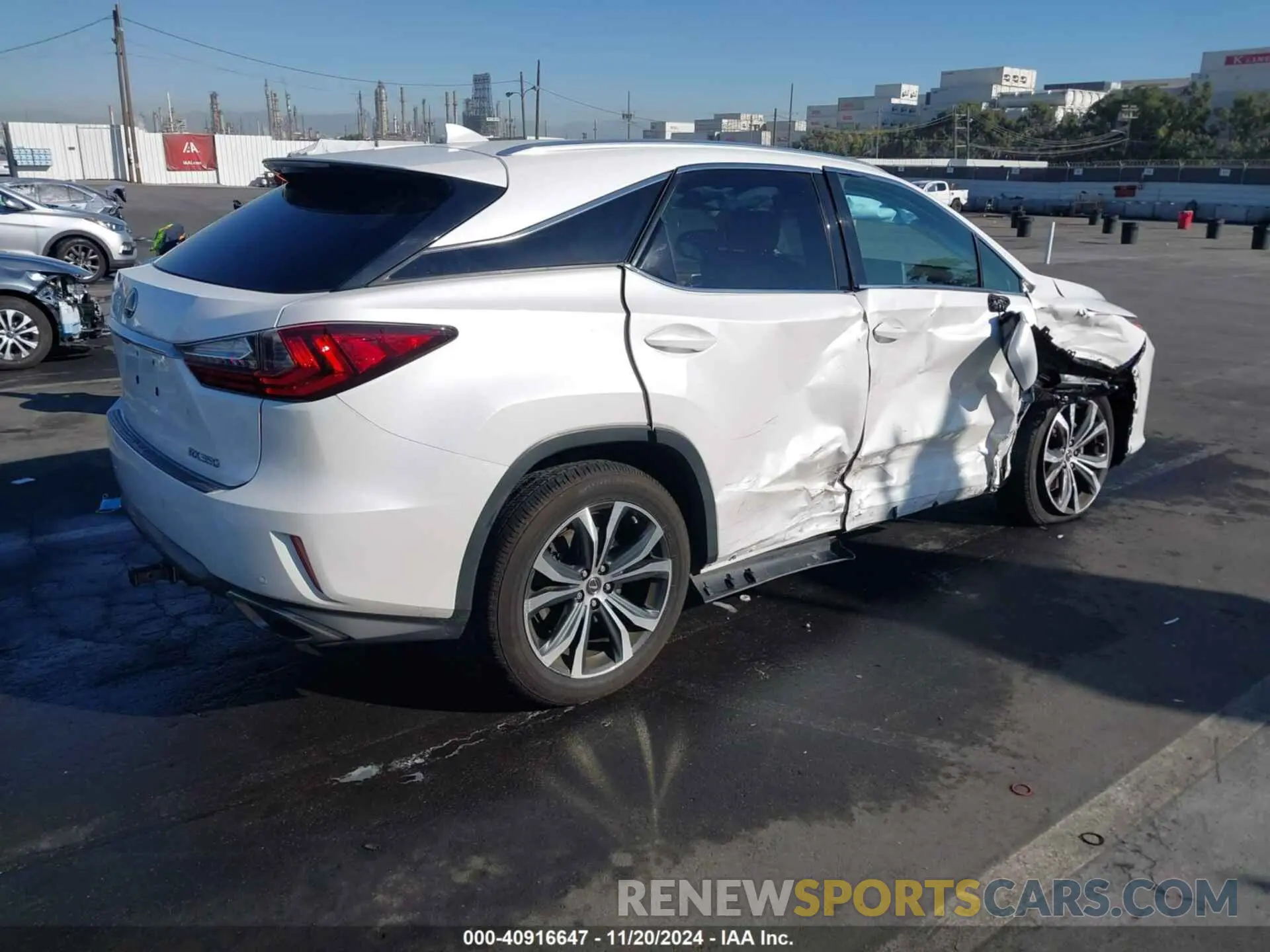 4 fotografías del automóvil dañado 2T2ZZMCA8KC133294 LEXUS RX 350 2019