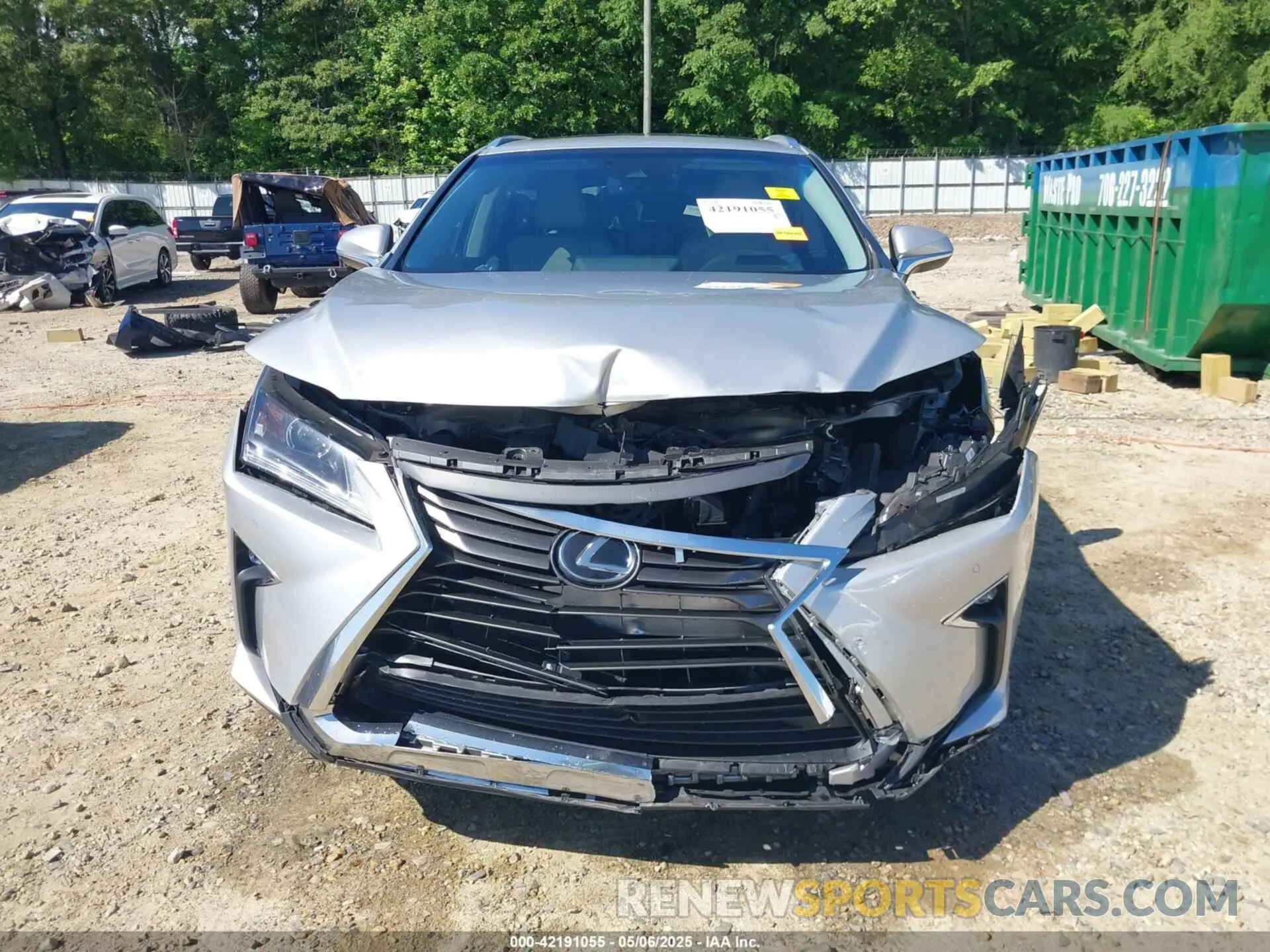6 fotografías del automóvil dañado 2T2ZZMCA9KC130775 LEXUS RX 350 2019