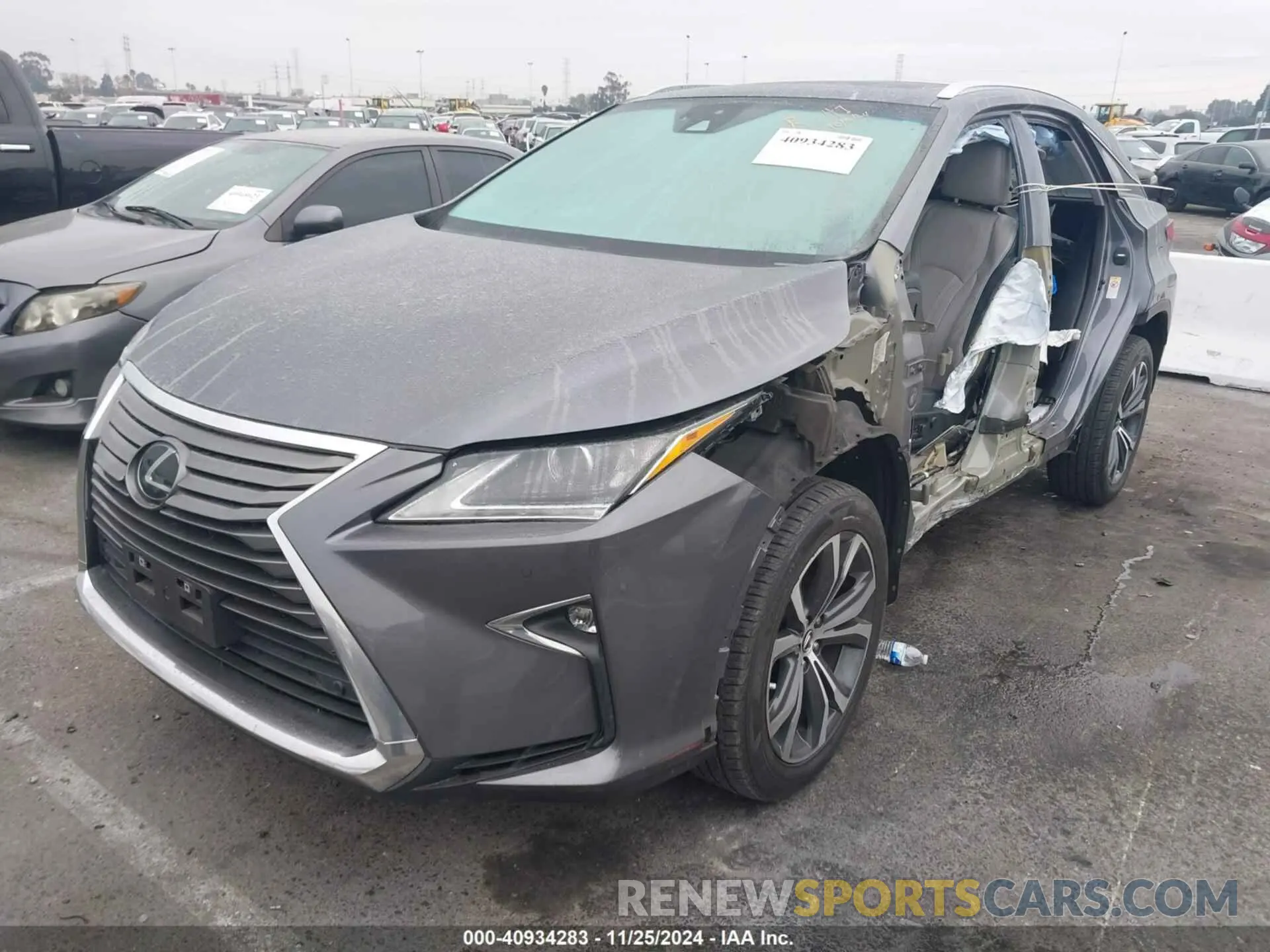 2 fotografías del automóvil dañado 2T2ZZMCA9KC130873 LEXUS RX 350 2019