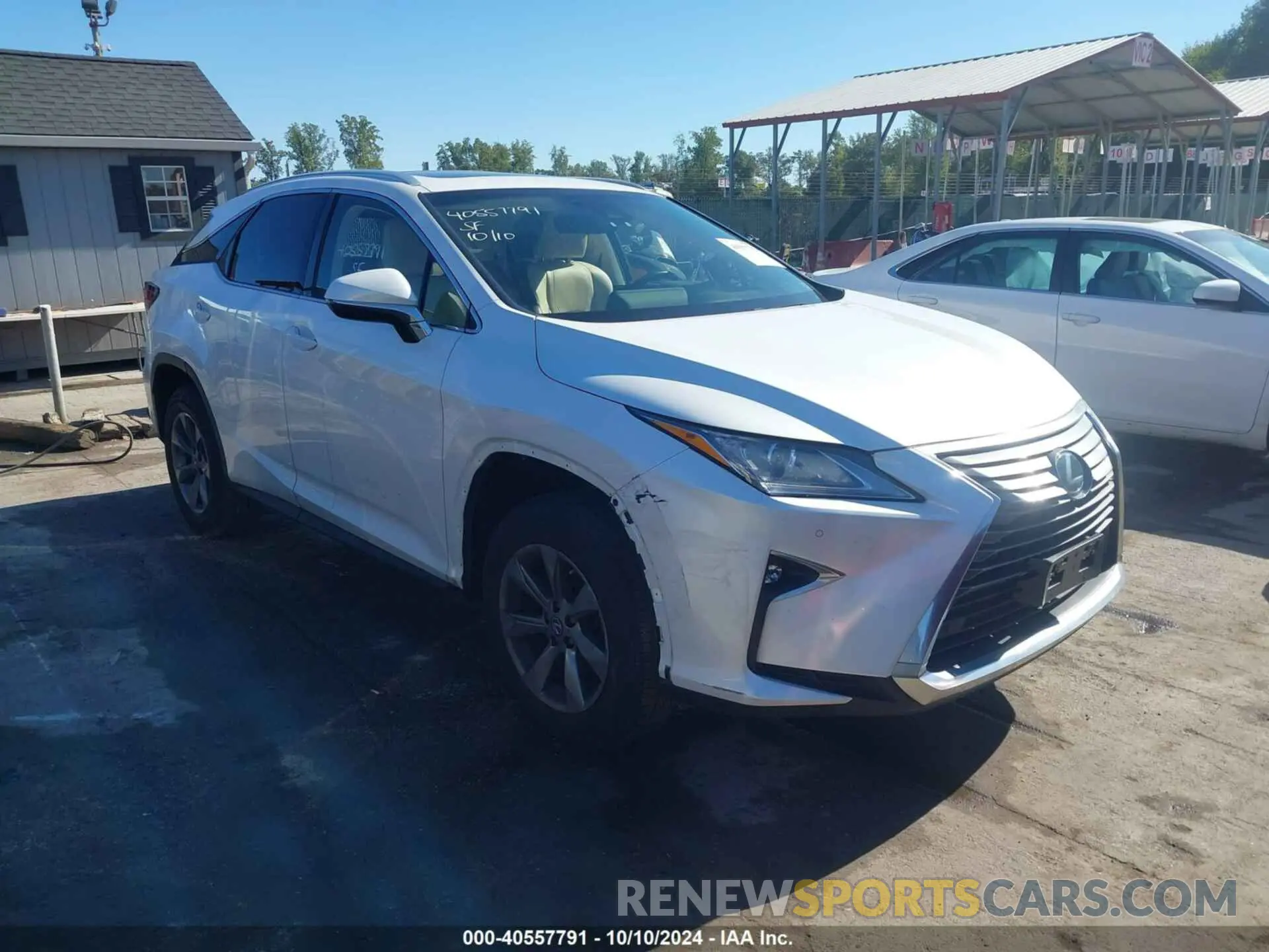 1 fotografías del automóvil dañado JTJBZMCA0K2041369 LEXUS RX 350 2019