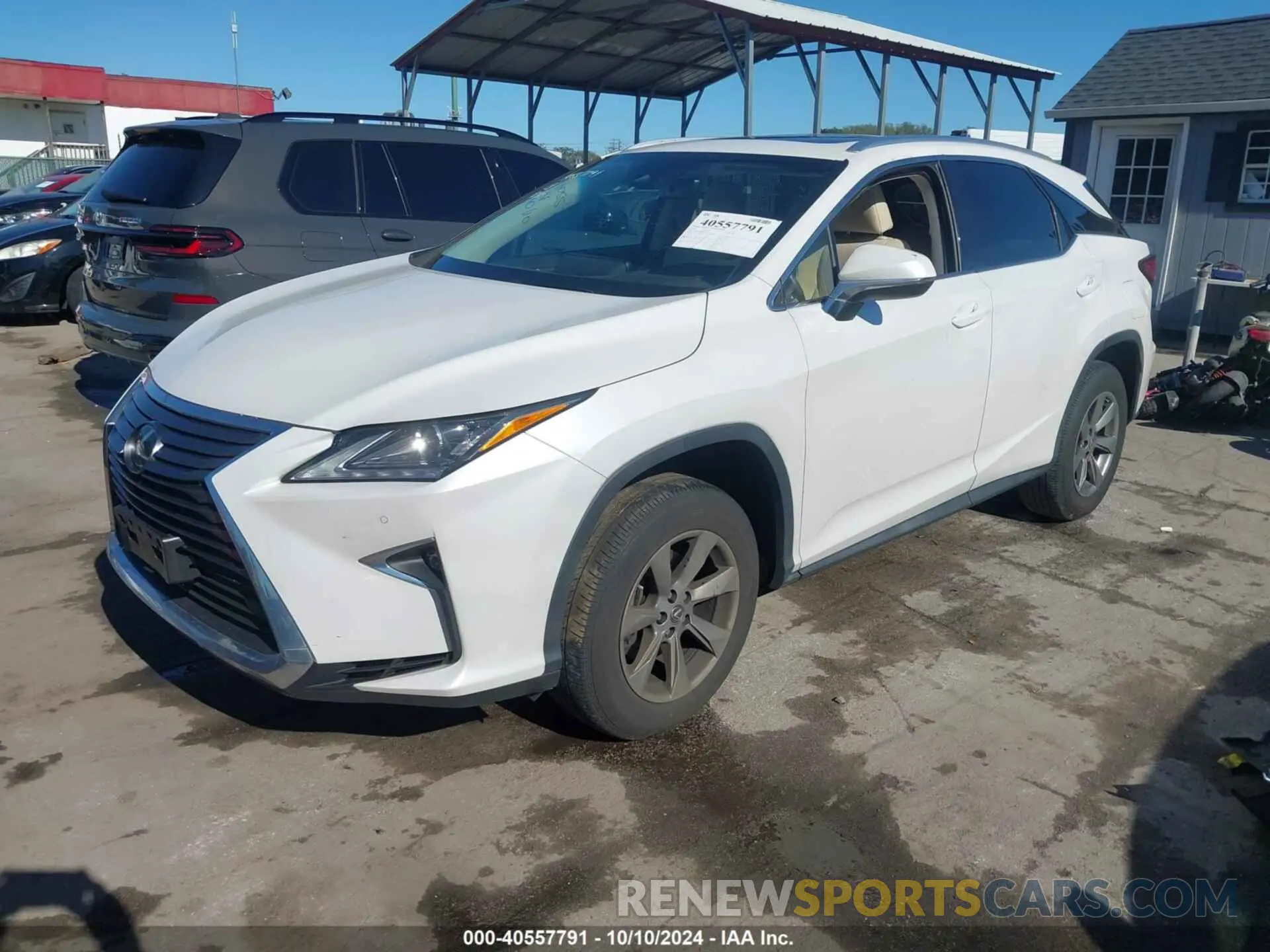 2 fotografías del automóvil dañado JTJBZMCA0K2041369 LEXUS RX 350 2019