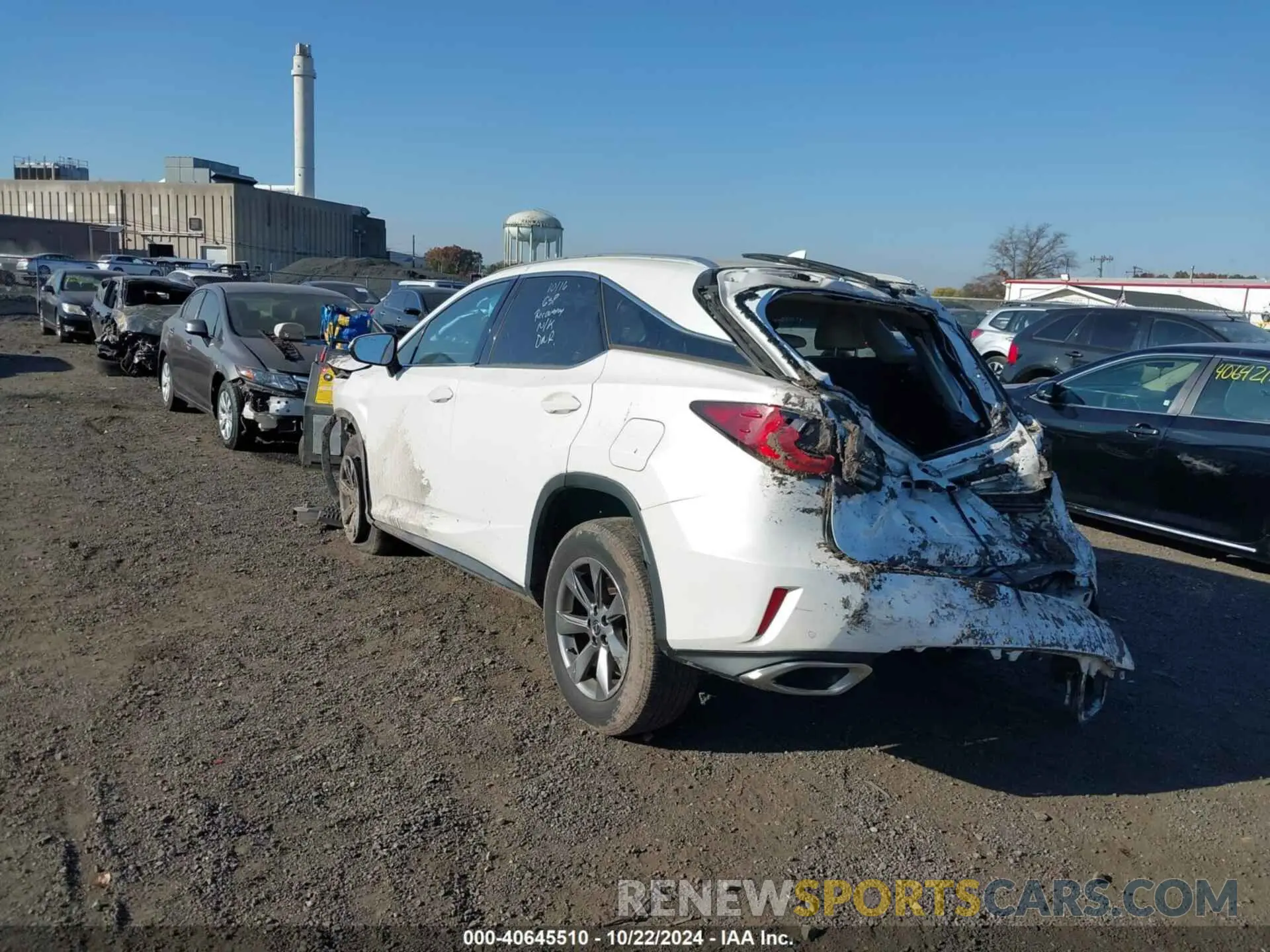 3 fotografías del automóvil dañado JTJBZMCA1K2042000 LEXUS RX 350 2019