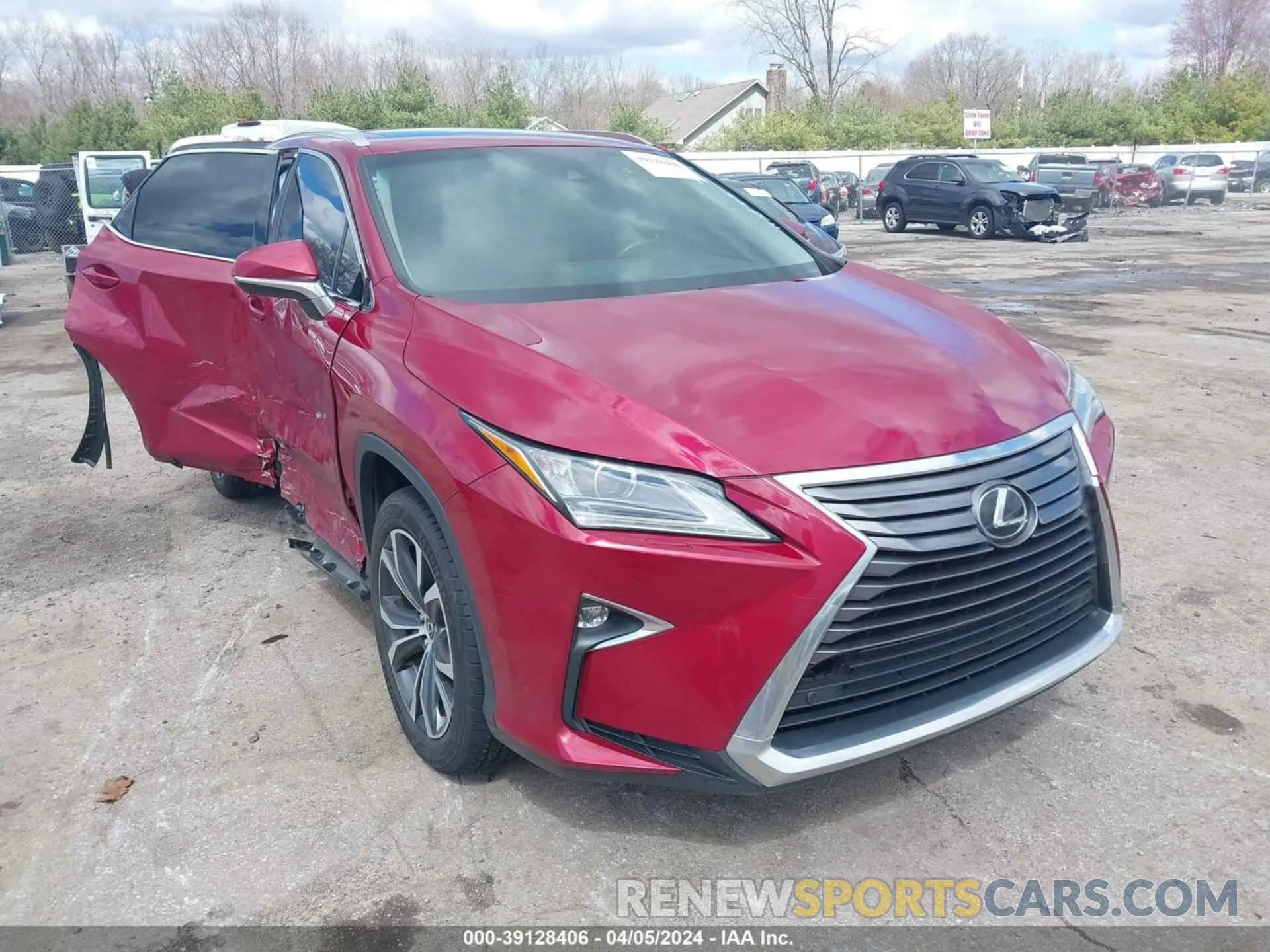 1 fotografías del automóvil dañado JTJBZMCA5K2039617 LEXUS RX 350 2019