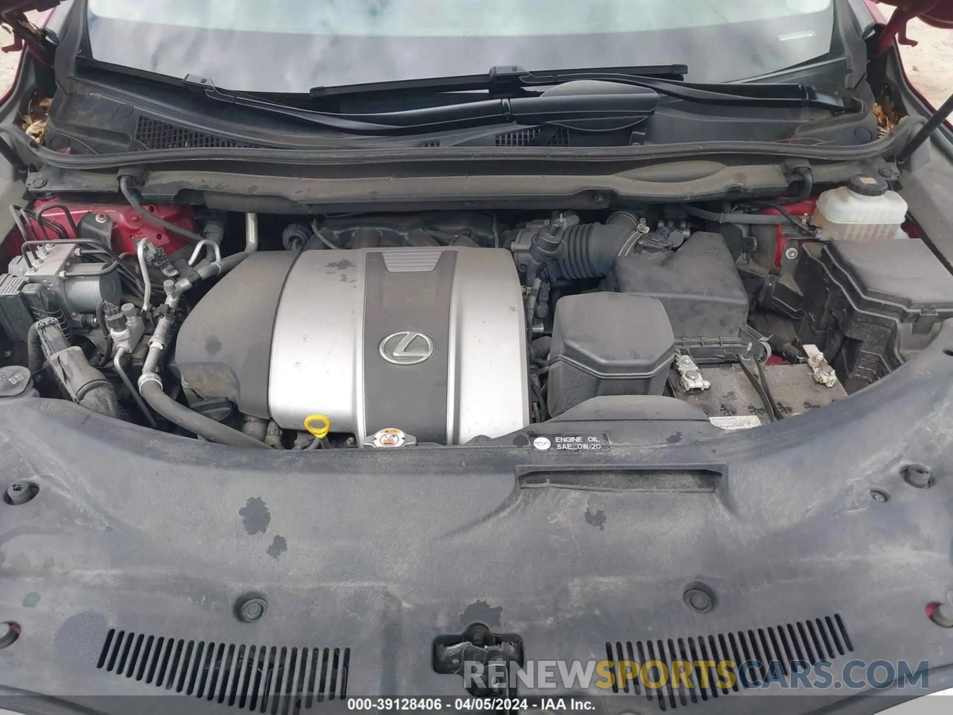 10 fotografías del automóvil dañado JTJBZMCA5K2039617 LEXUS RX 350 2019