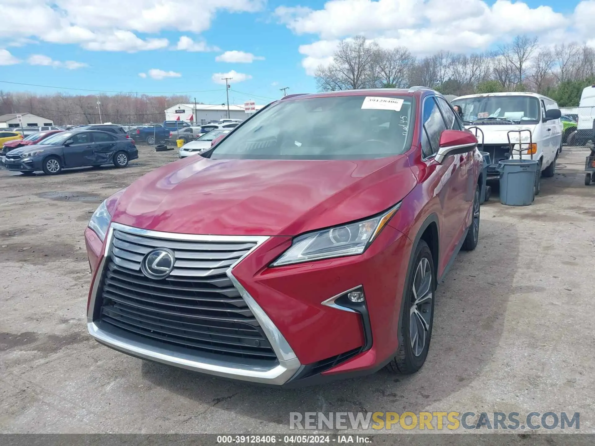 2 fotografías del automóvil dañado JTJBZMCA5K2039617 LEXUS RX 350 2019