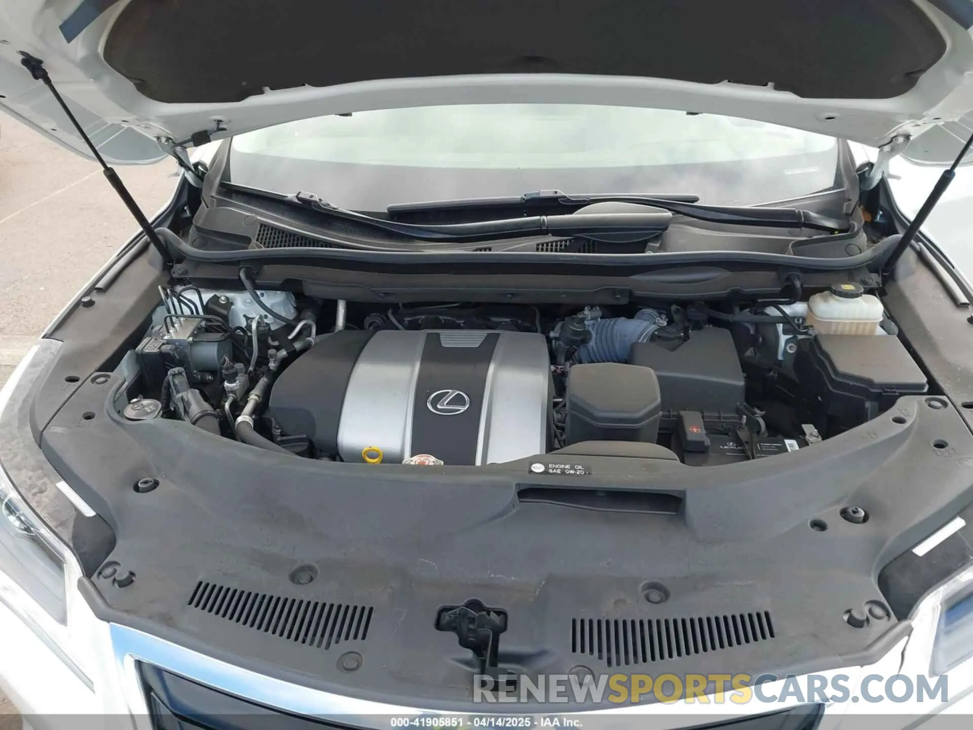 10 fotografías del automóvil dañado JTJBZMCA6K2045071 LEXUS RX 350 2019