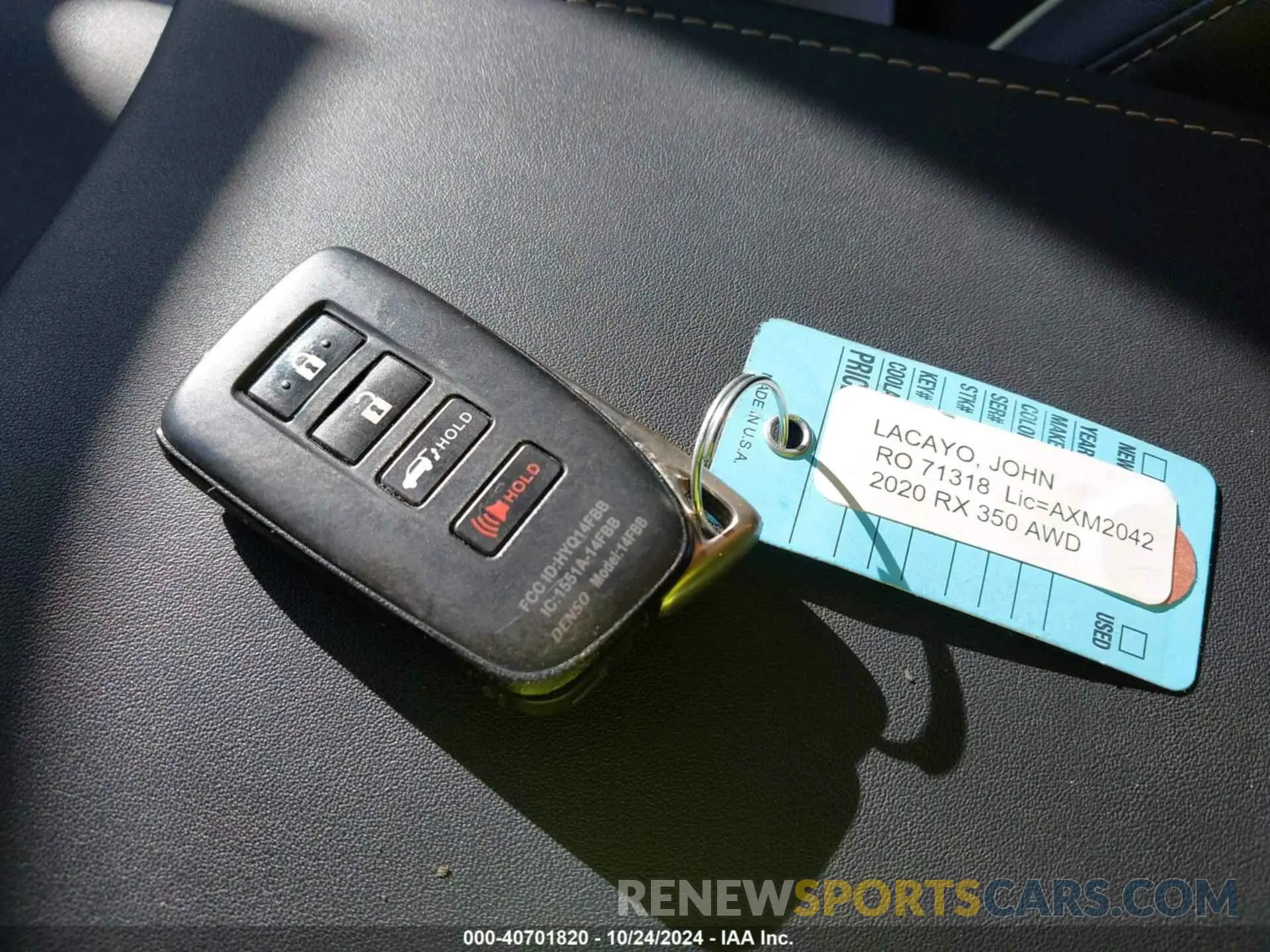 11 fotografías del automóvil dañado 2T2AZMDA3LC228665 LEXUS RX 350 2020