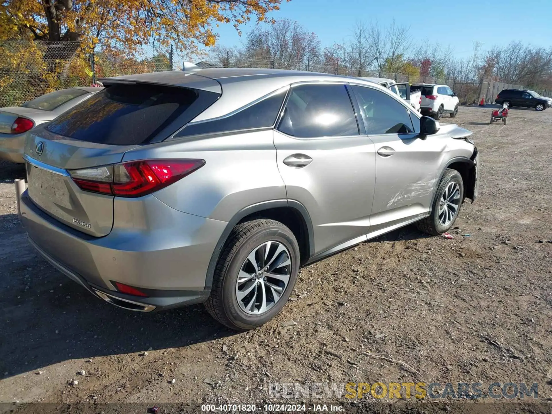4 fotografías del automóvil dañado 2T2AZMDA3LC228665 LEXUS RX 350 2020