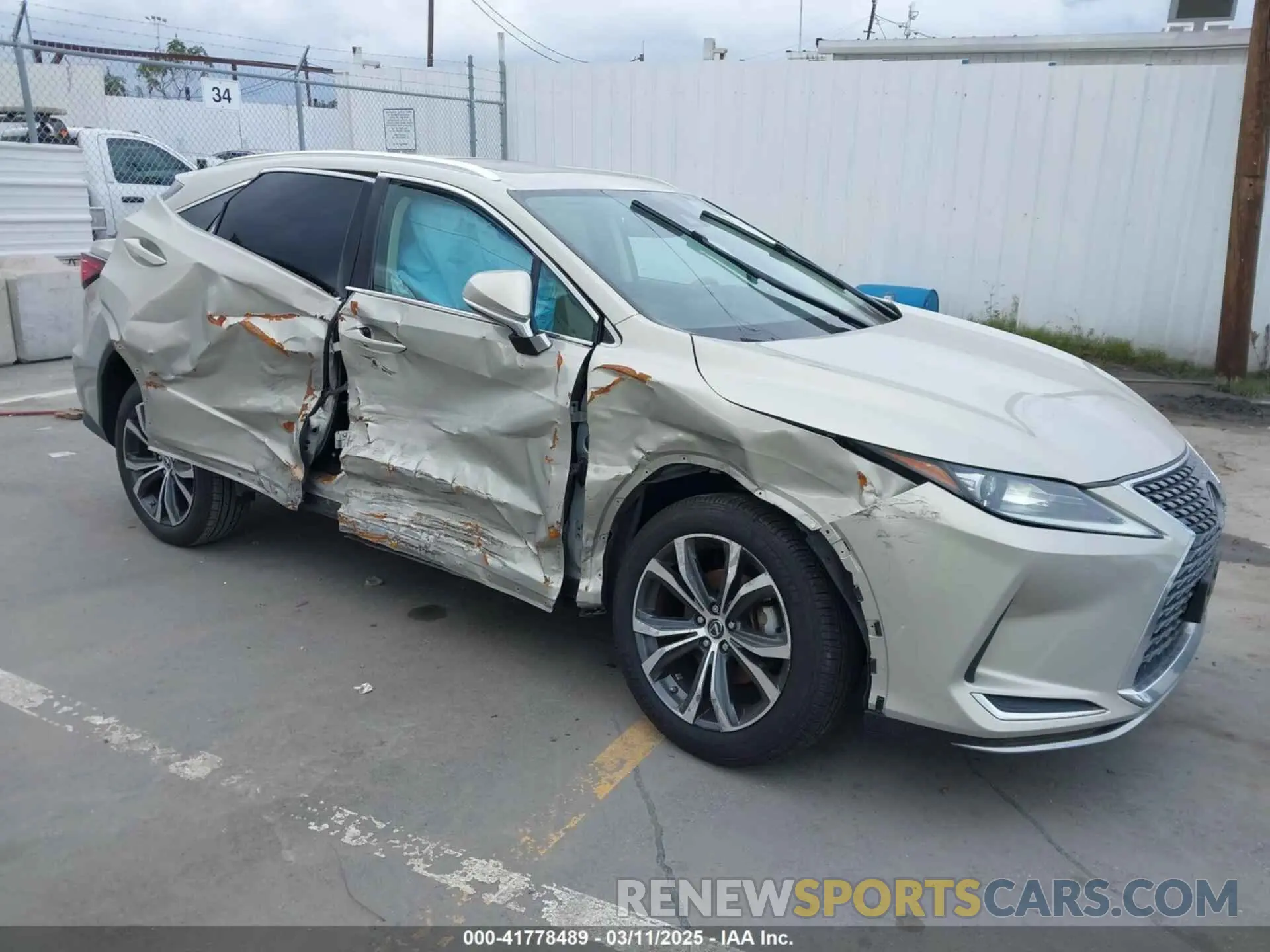 1 fotografías del automóvil dañado 2T2HZMAA0LC166189 LEXUS RX 350 2020
