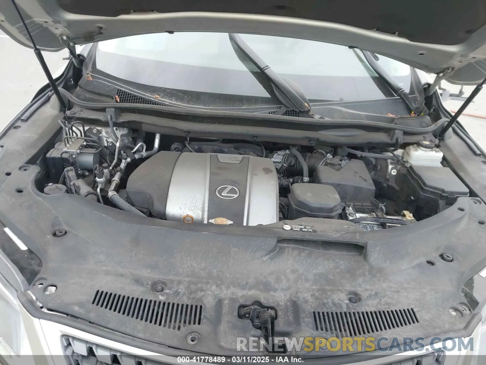 10 fotografías del automóvil dañado 2T2HZMAA0LC166189 LEXUS RX 350 2020