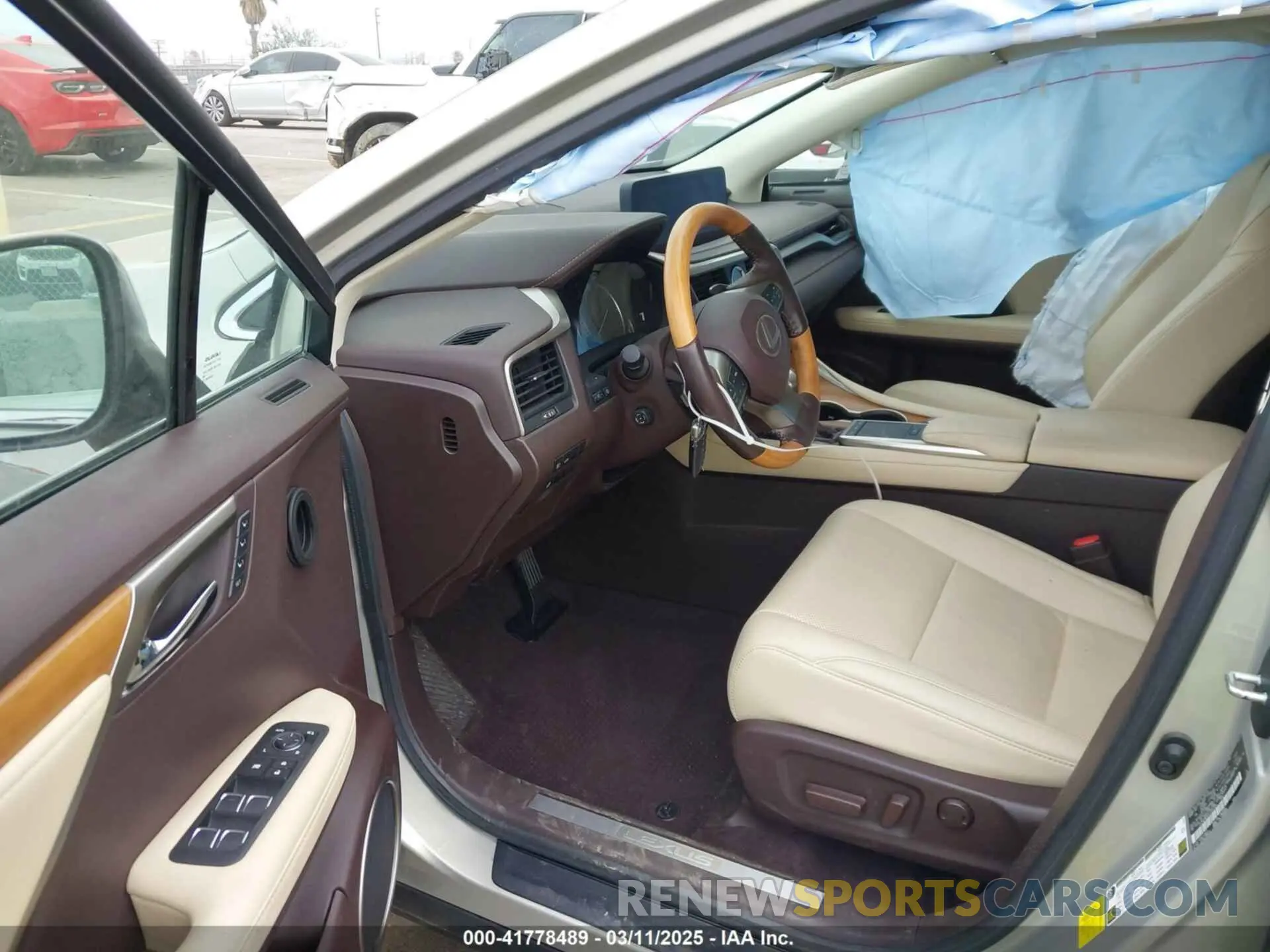 5 fotografías del automóvil dañado 2T2HZMAA0LC166189 LEXUS RX 350 2020