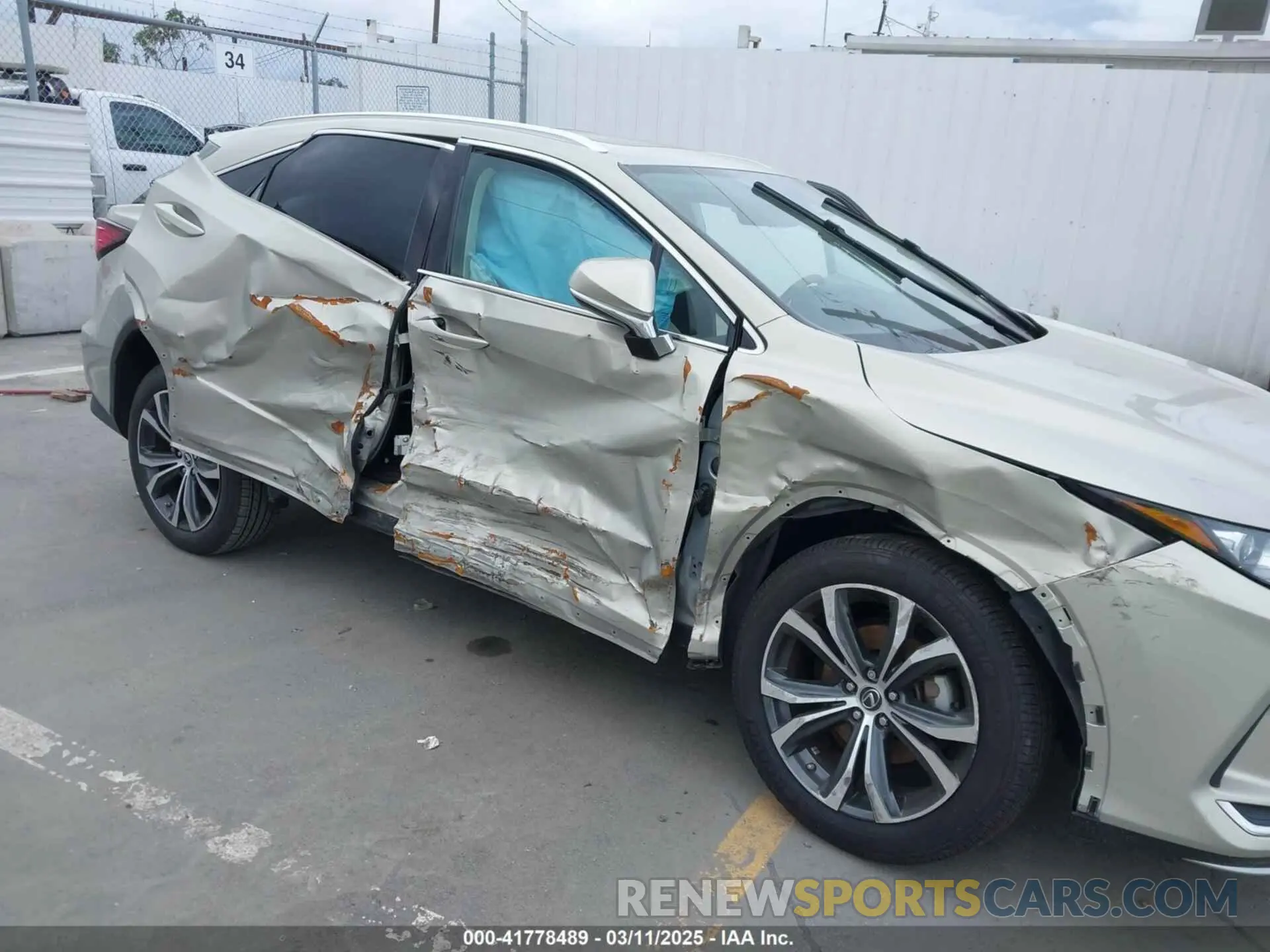 6 fotografías del automóvil dañado 2T2HZMAA0LC166189 LEXUS RX 350 2020