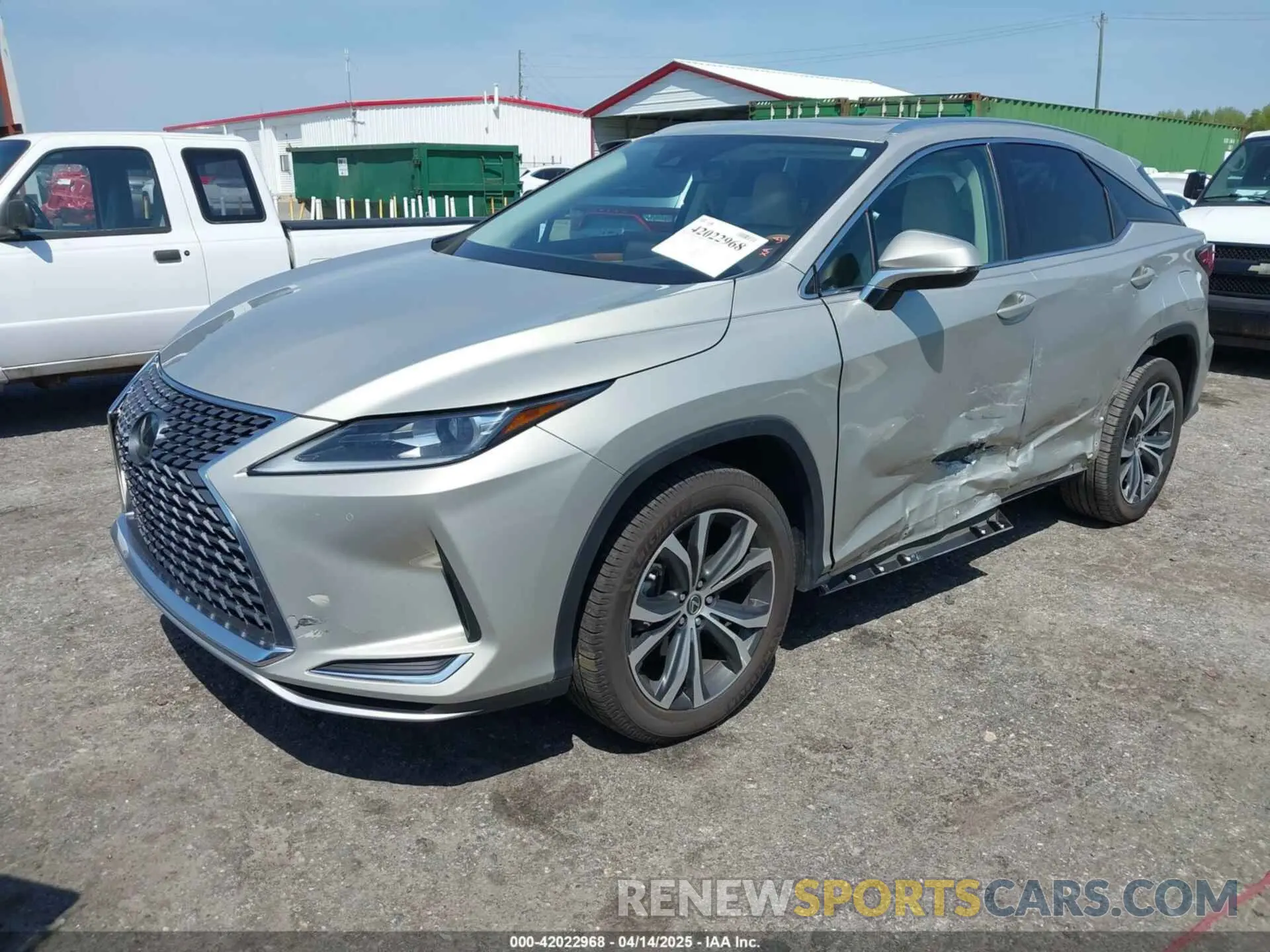 2 fotografías del automóvil dañado 2T2HZMAA2LC155128 LEXUS RX 350 2020