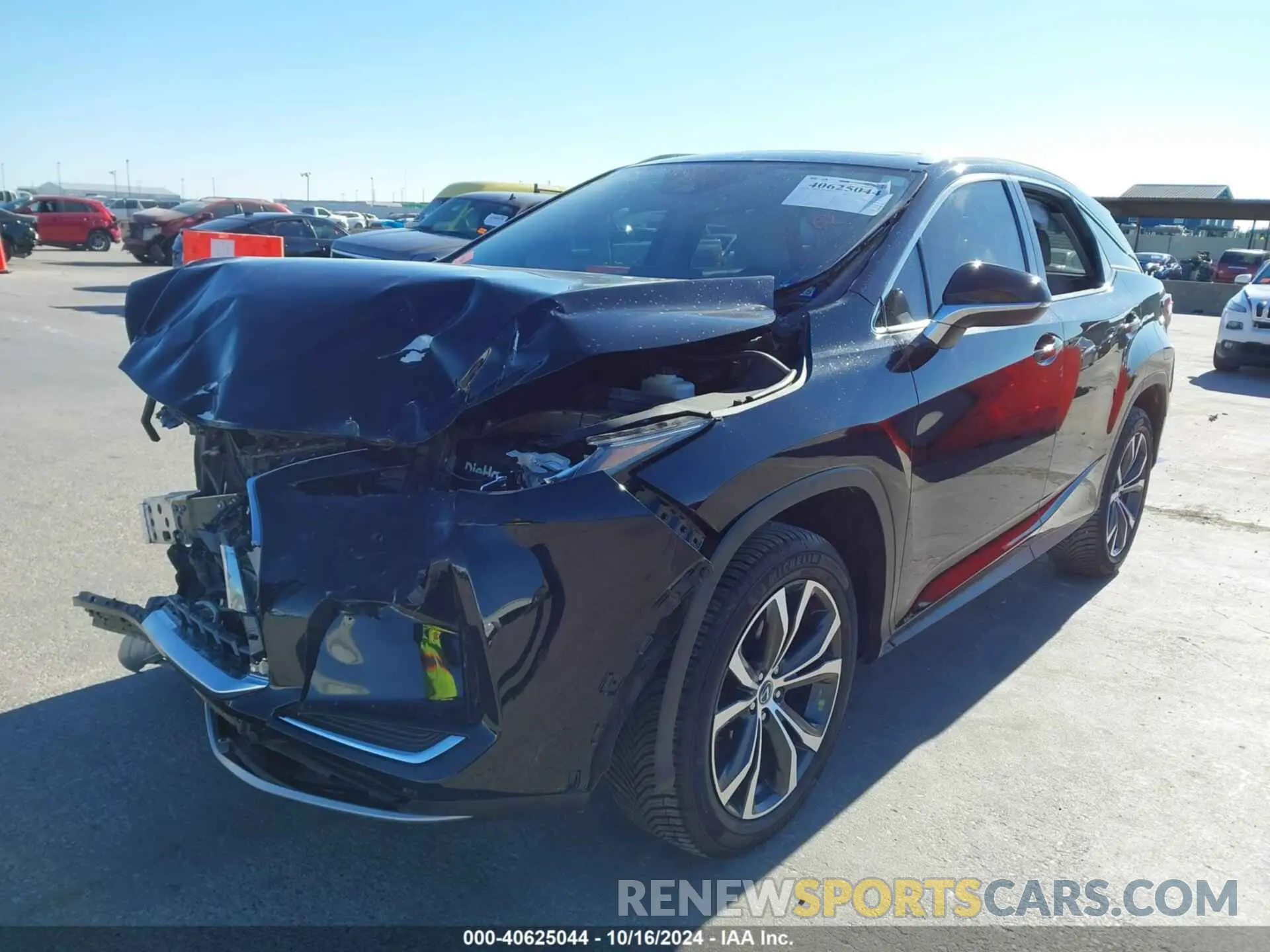 2 fotografías del automóvil dañado 2T2HZMAA2LC166906 LEXUS RX 350 2020