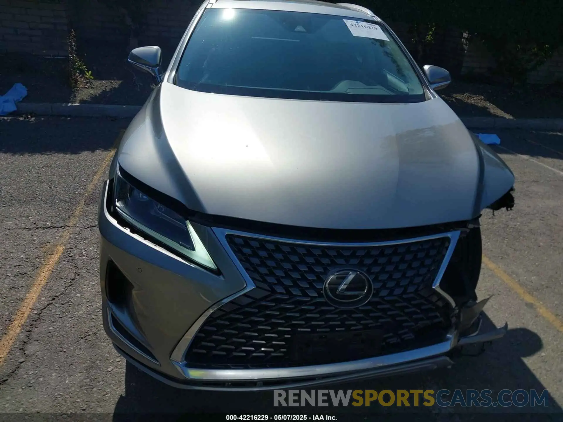12 fotografías del automóvil dañado 2T2HZMAA3LC152884 LEXUS RX 350 2020
