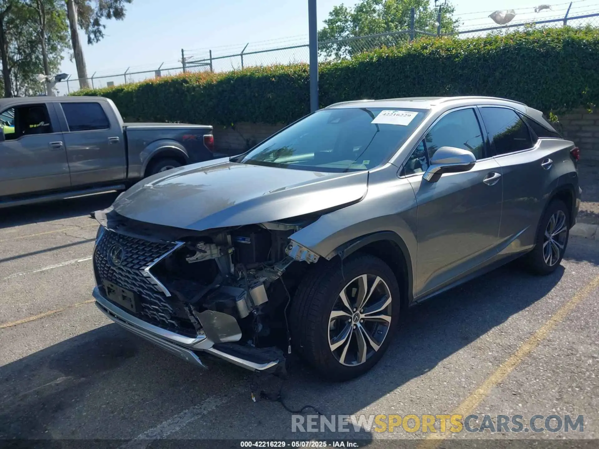 6 fotografías del automóvil dañado 2T2HZMAA3LC152884 LEXUS RX 350 2020