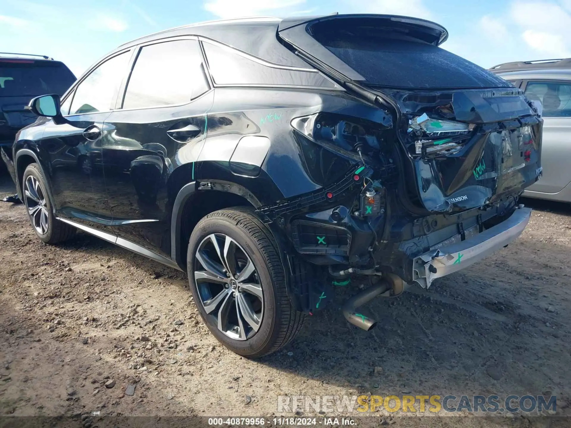 3 fotografías del automóvil dañado 2T2HZMAA5LC161585 LEXUS RX 350 2020