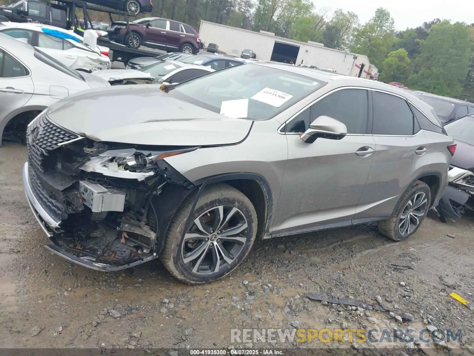 14 fotografías del automóvil dañado 2T2HZMAA7LC160132 LEXUS RX 350 2020
