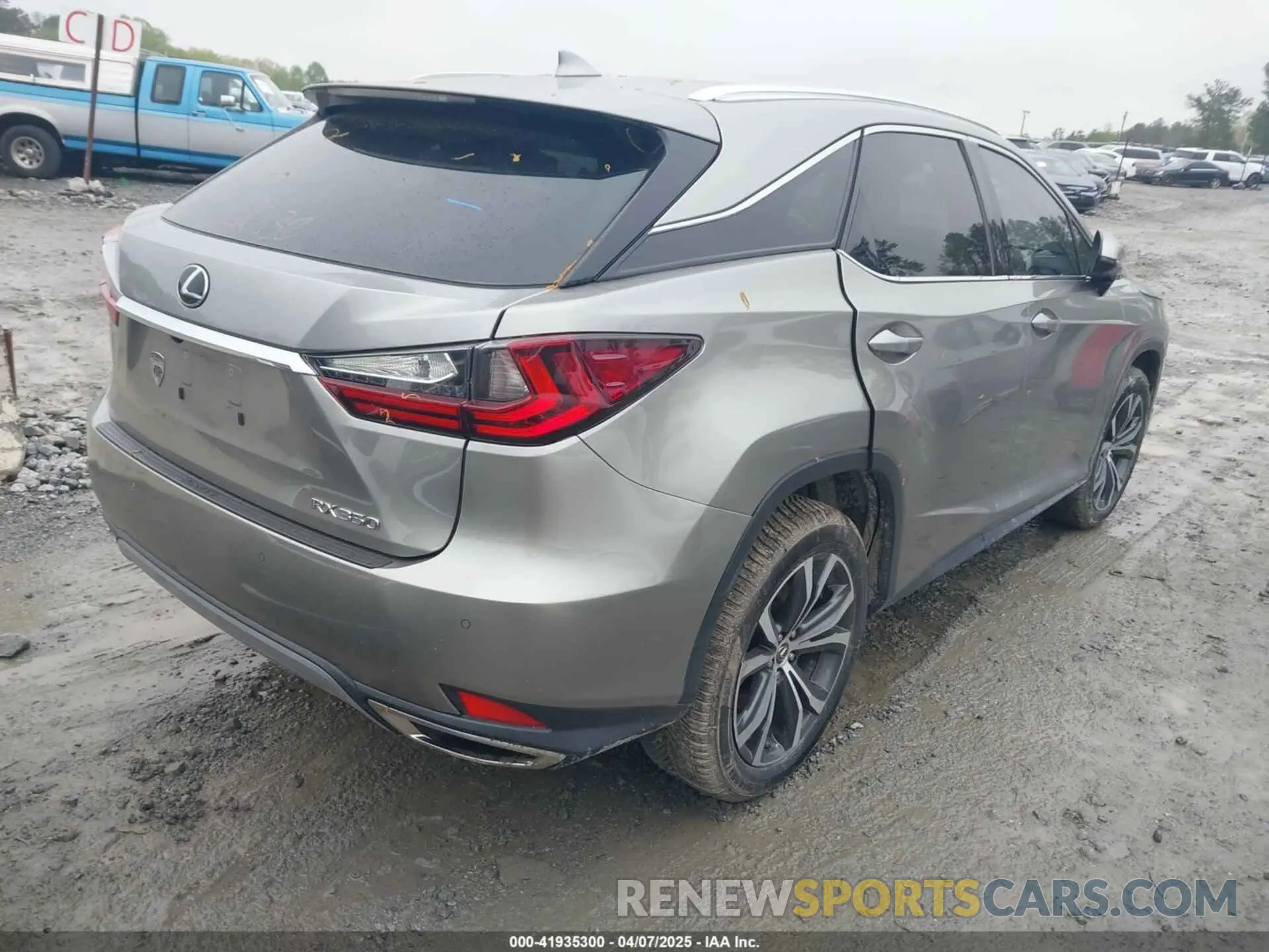 4 fotografías del automóvil dañado 2T2HZMAA7LC160132 LEXUS RX 350 2020