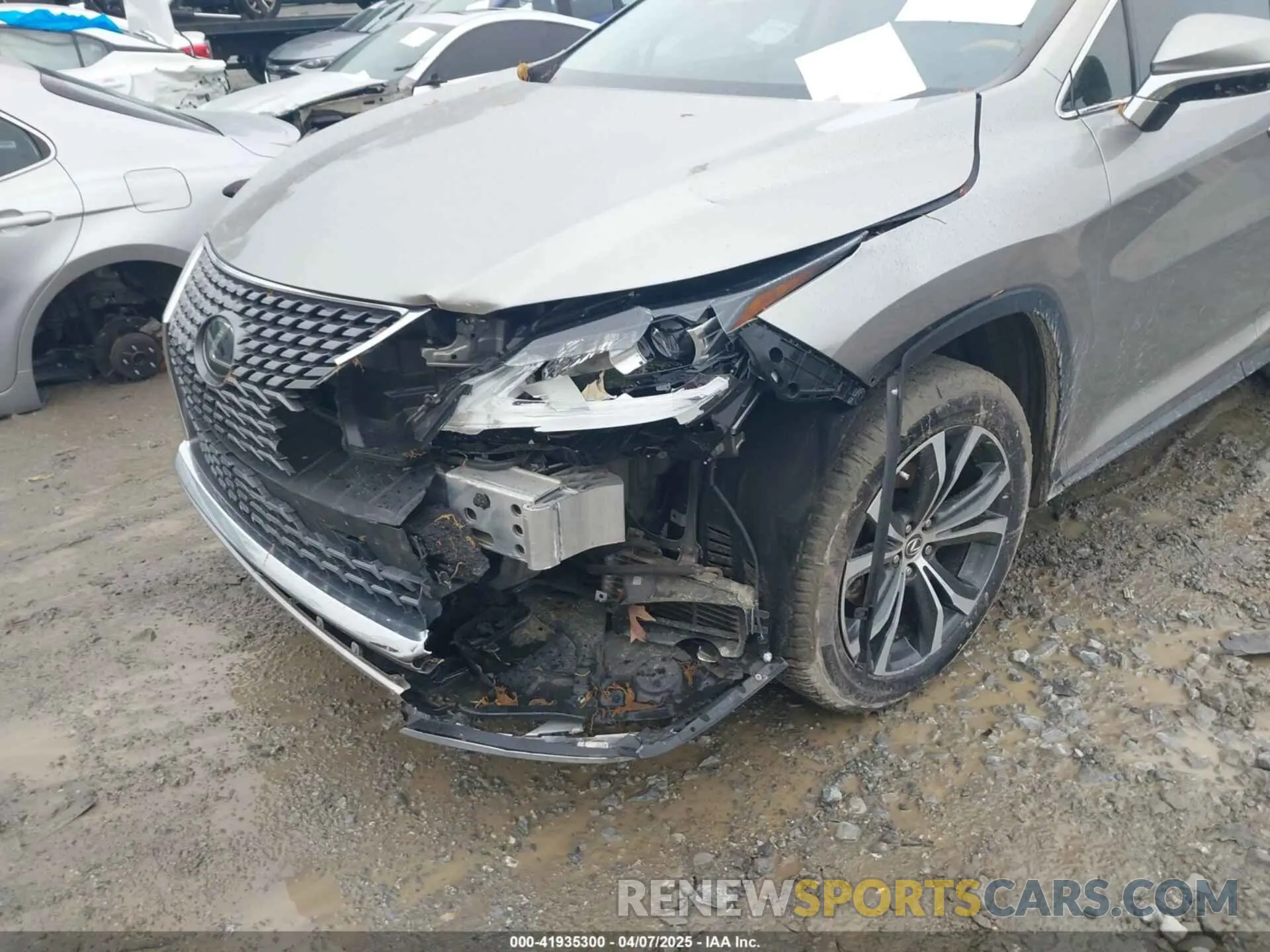 6 fotografías del automóvil dañado 2T2HZMAA7LC160132 LEXUS RX 350 2020