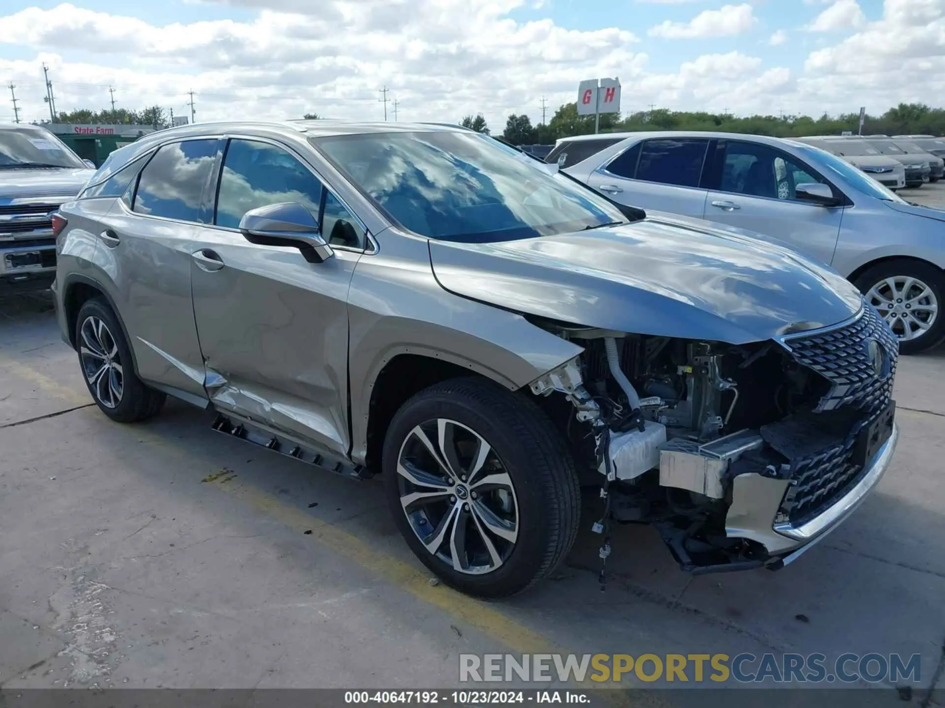 1 fotografías del automóvil dañado 2T2HZMAA7LC162589 LEXUS RX 350 2020