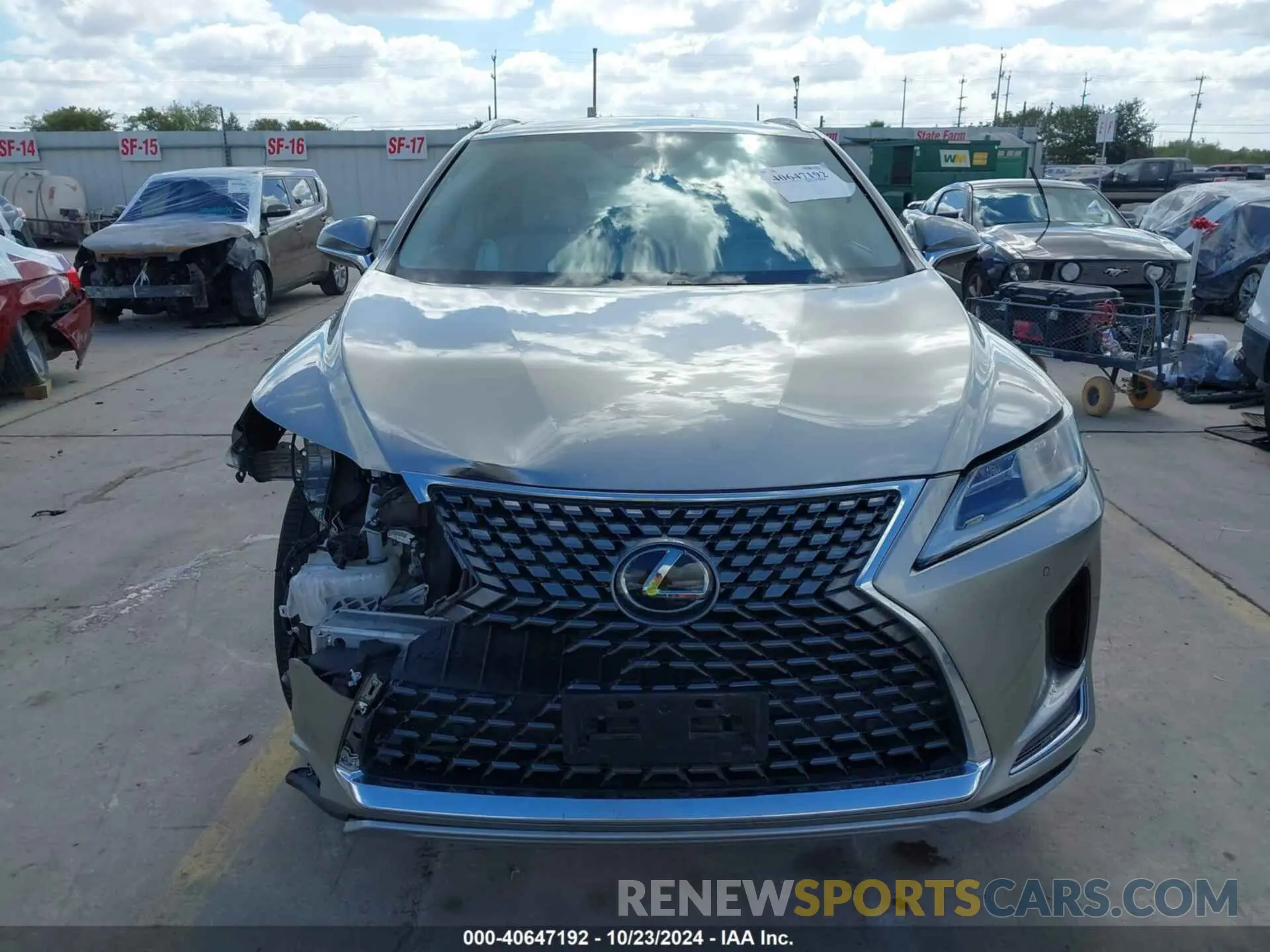 13 fotografías del automóvil dañado 2T2HZMAA7LC162589 LEXUS RX 350 2020