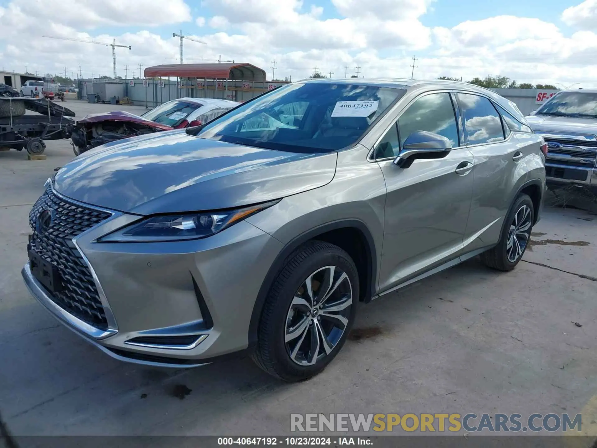 2 fotografías del automóvil dañado 2T2HZMAA7LC162589 LEXUS RX 350 2020