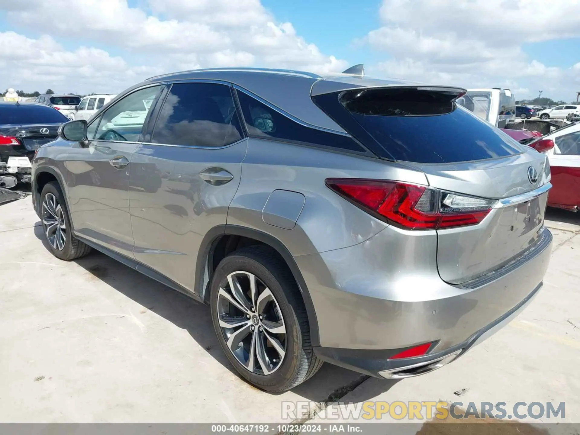 3 fotografías del automóvil dañado 2T2HZMAA7LC162589 LEXUS RX 350 2020