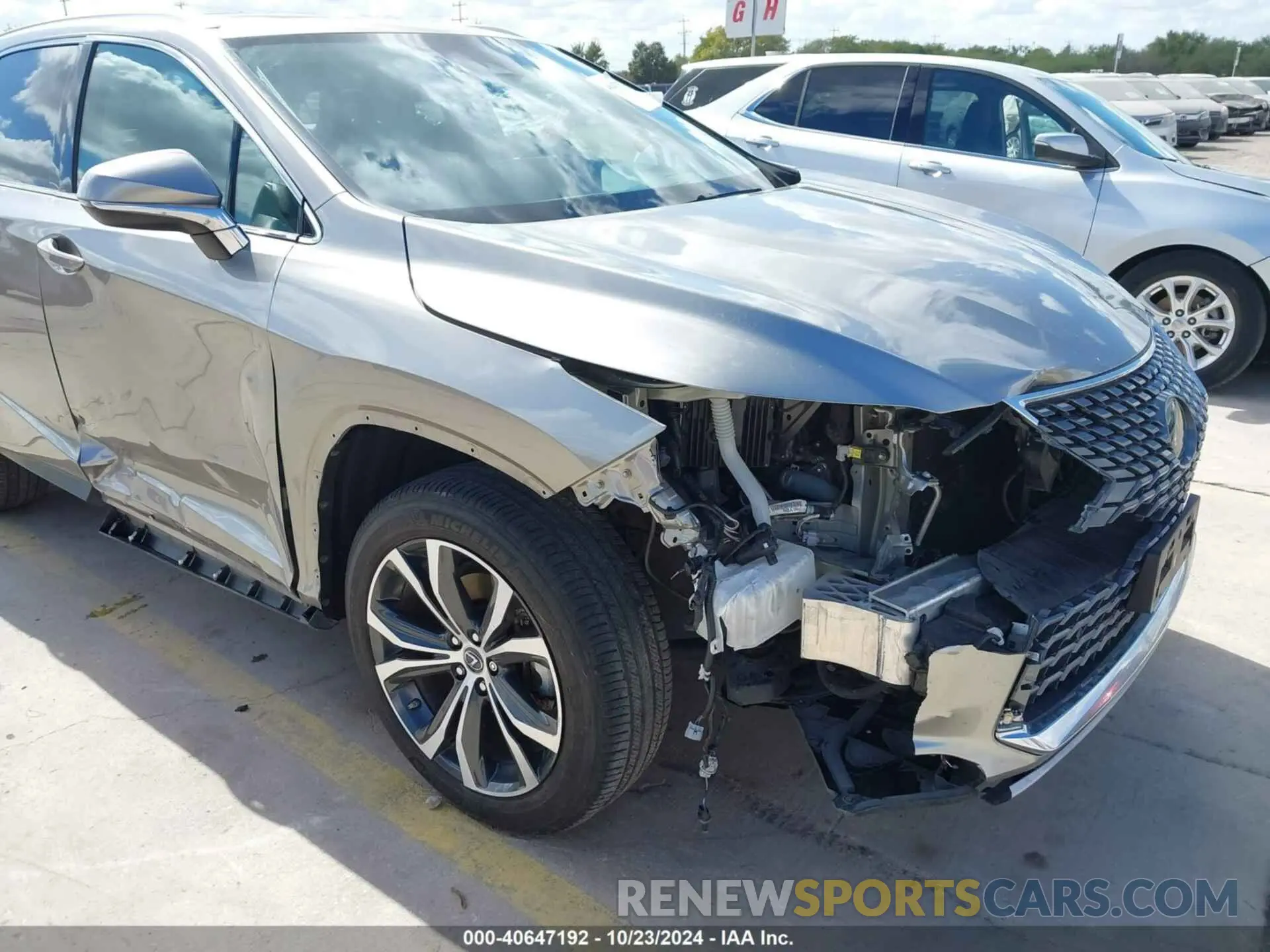6 fotografías del automóvil dañado 2T2HZMAA7LC162589 LEXUS RX 350 2020