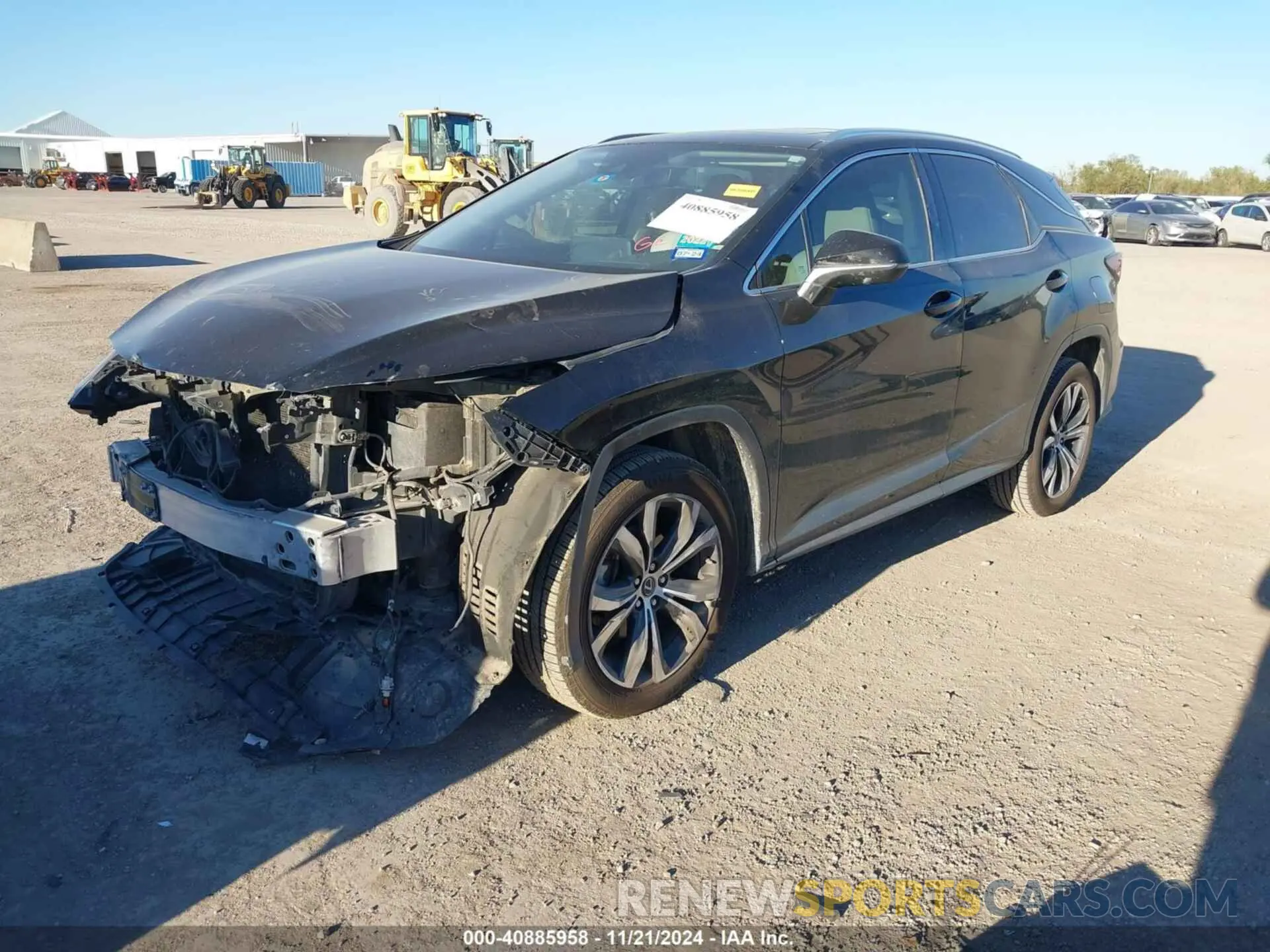 2 fotografías del automóvil dañado 2T2HZMAA8LC166067 LEXUS RX 350 2020