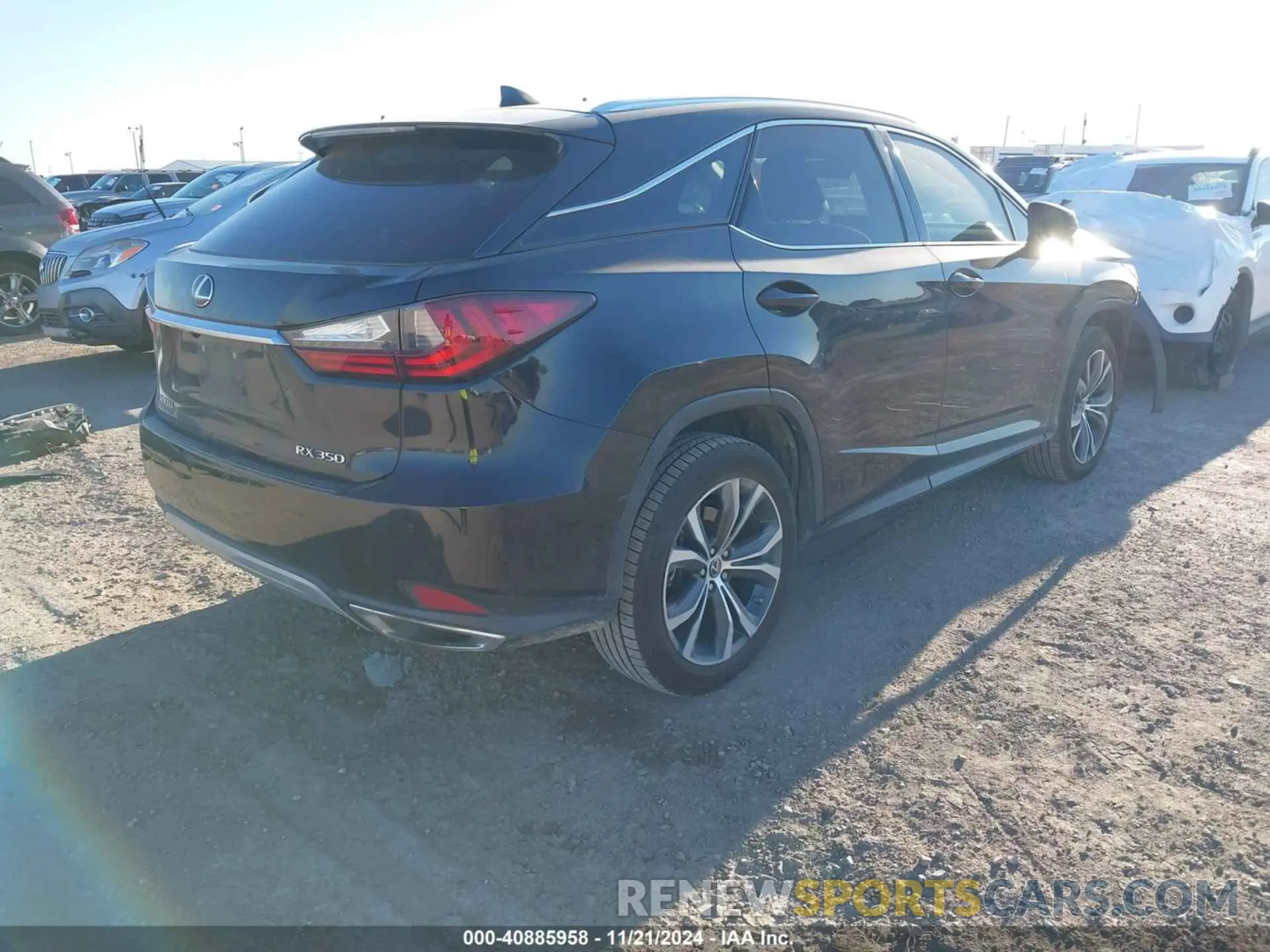4 fotografías del automóvil dañado 2T2HZMAA8LC166067 LEXUS RX 350 2020