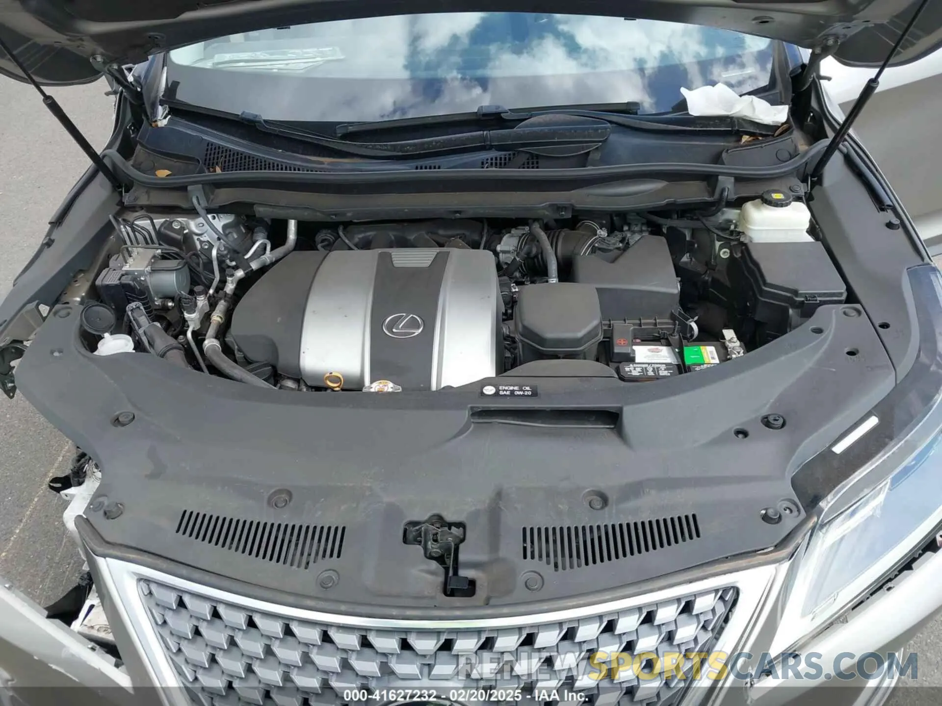 10 fotografías del automóvil dañado 2T2HZMAA9LC163081 LEXUS RX 350 2020