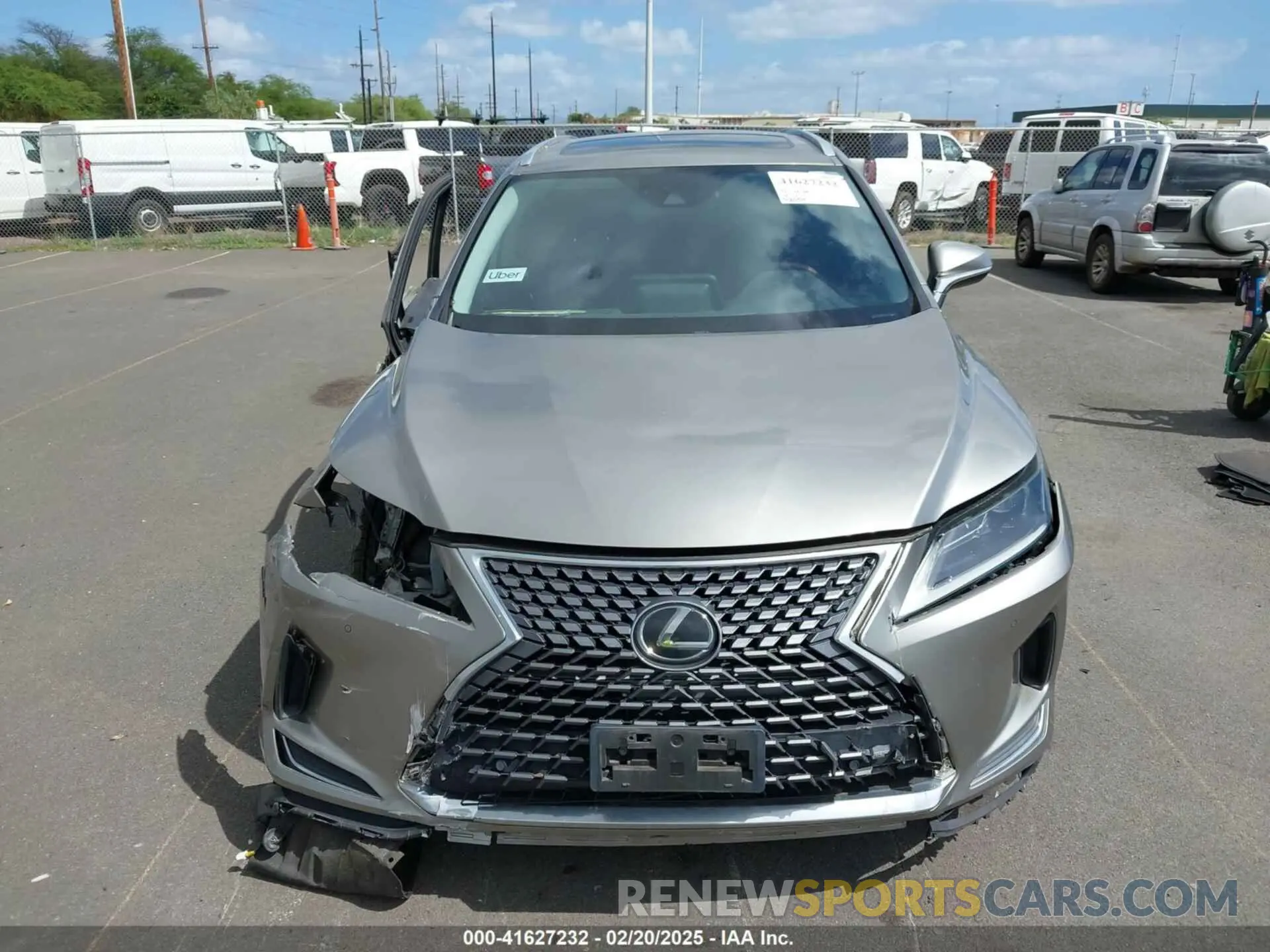 13 fotografías del automóvil dañado 2T2HZMAA9LC163081 LEXUS RX 350 2020