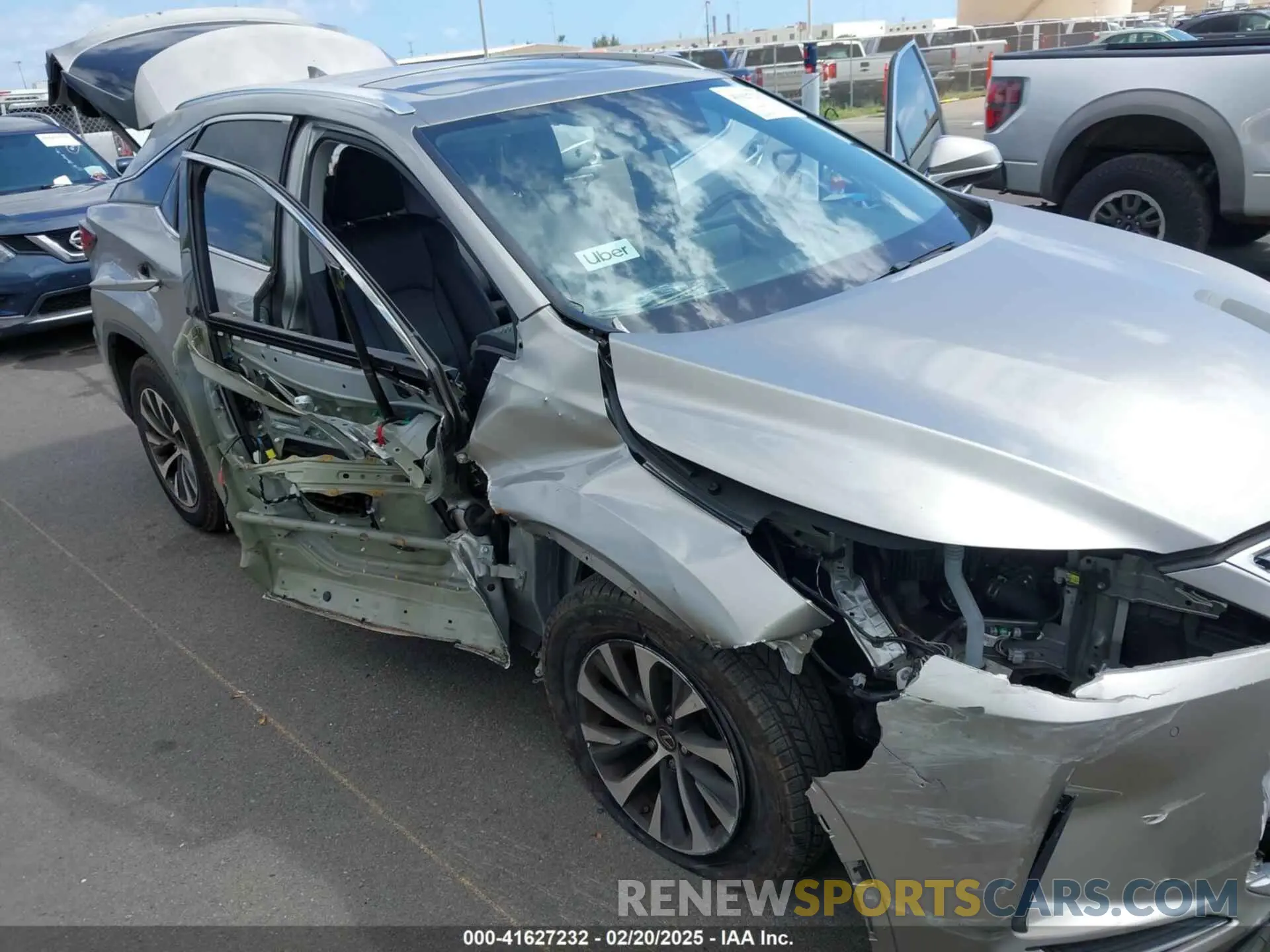 6 fotografías del automóvil dañado 2T2HZMAA9LC163081 LEXUS RX 350 2020